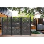 Condition photo showing New/Like New for outdoor decorated privacy screen panels 2