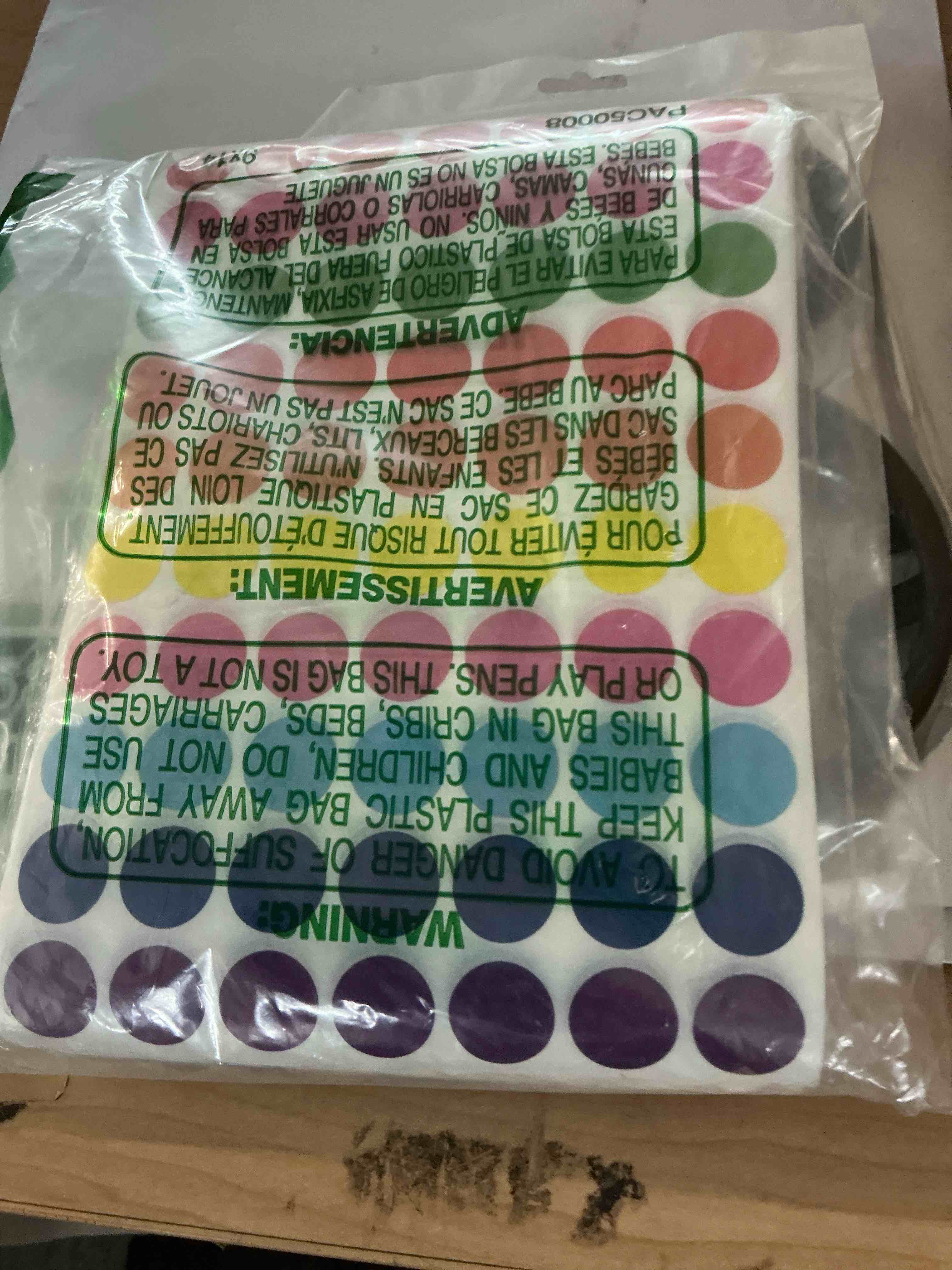 Condition photo showing New/Like New for 7000 pieces dot stickers, 3/4 inch color coding labels circle, 10 color circle stickers, price stickers, colored dot stickers for office classroom student color 7000 pieces
