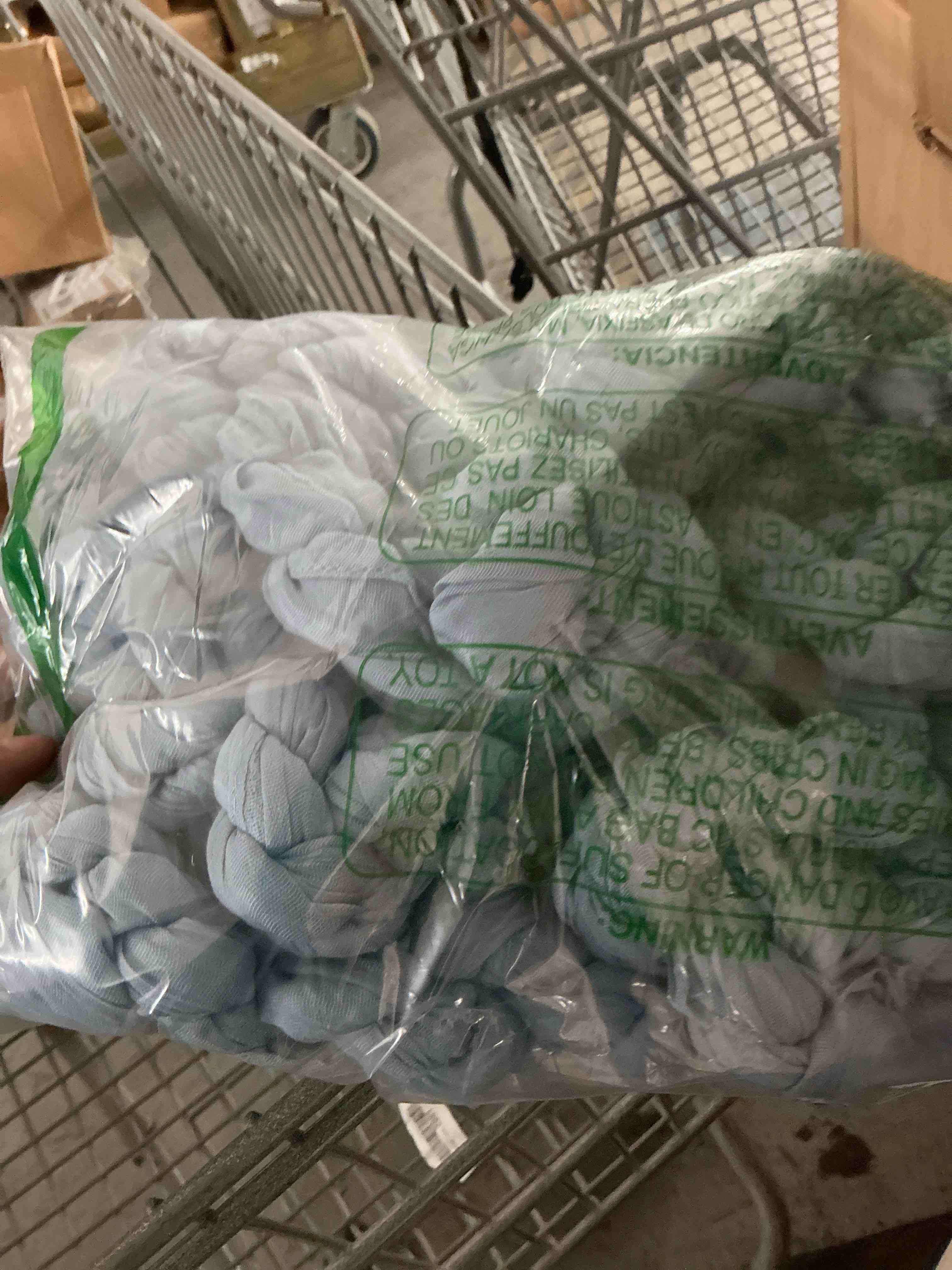 Condition photo showing New/Like New for cotton rope, strand twisted cord blue