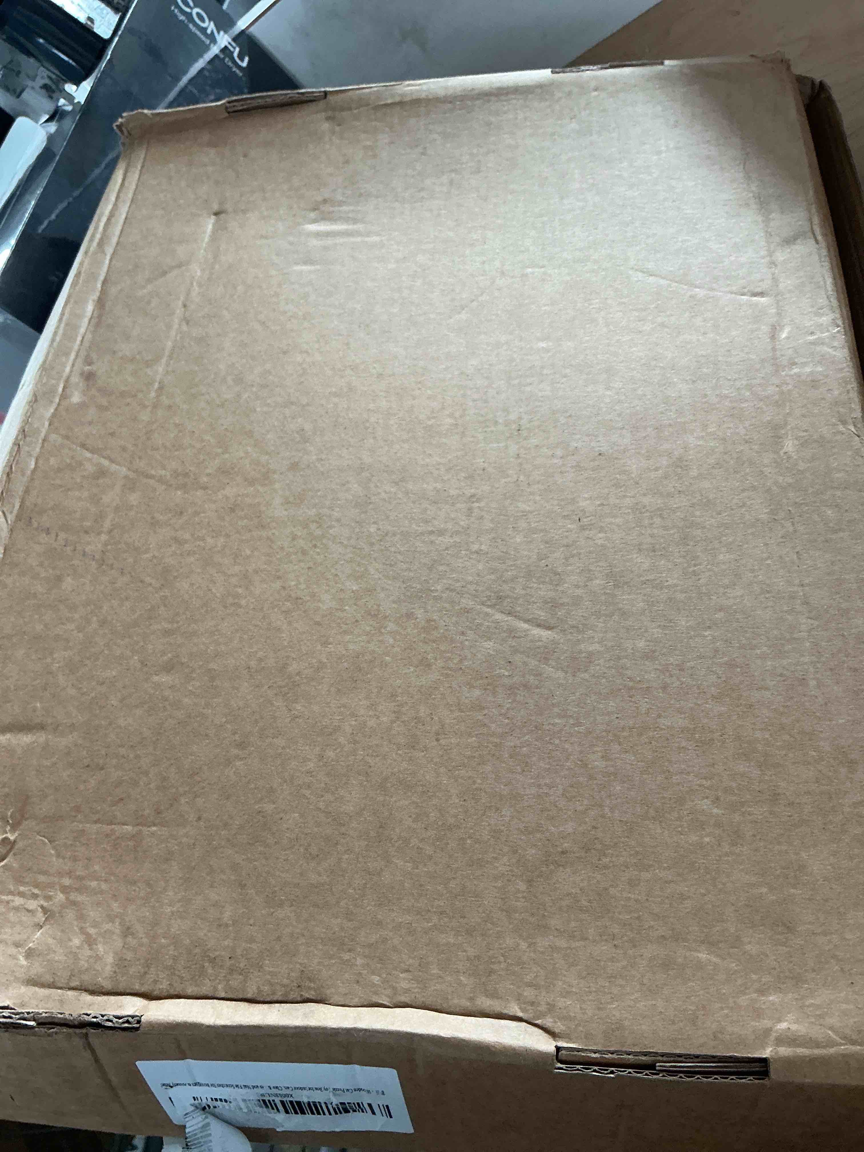 Condition photo showing New/Like New for cat scratch puzzle enrichment box, interactive cat puzzle toy box