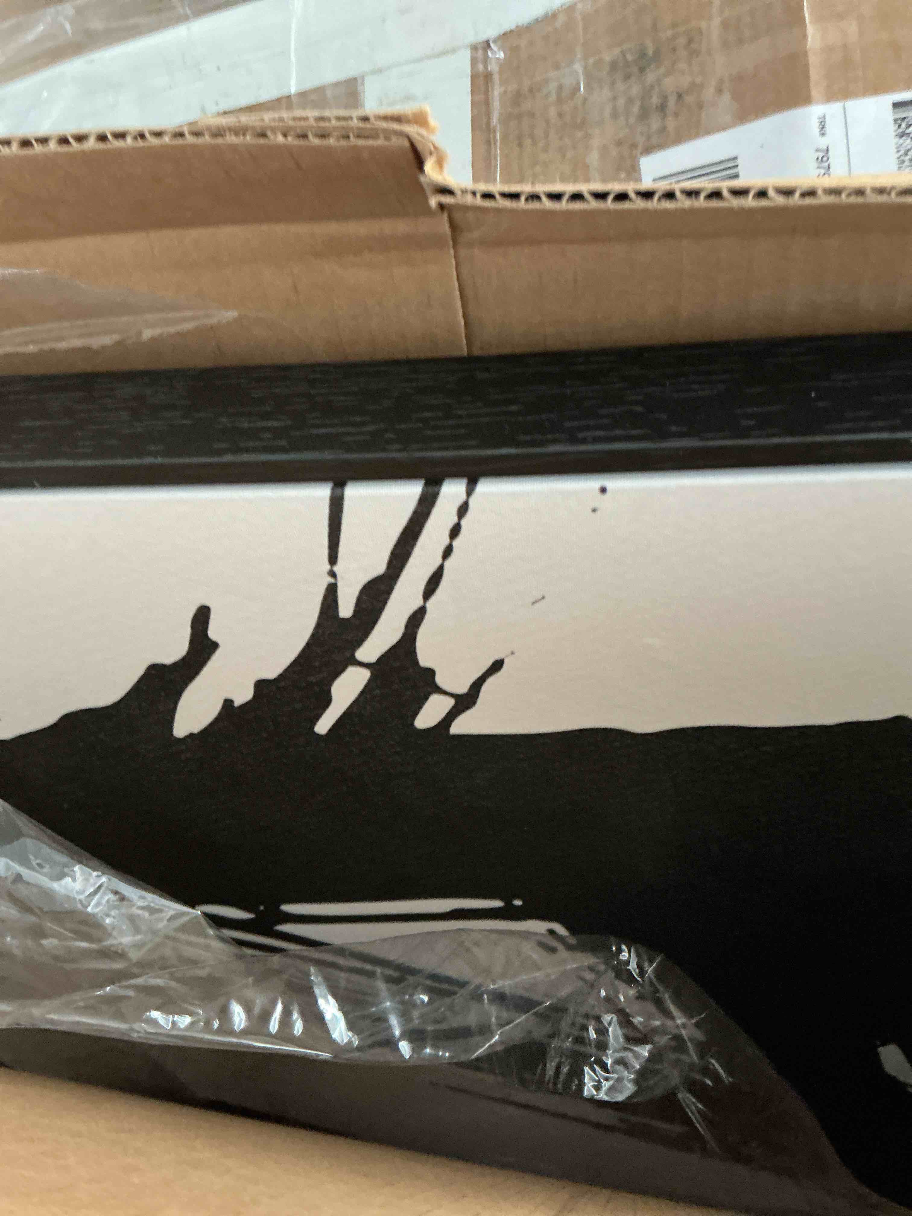 Condition photo showing New/Like New for gifttwart large artwork for wall black and white wall art for living room