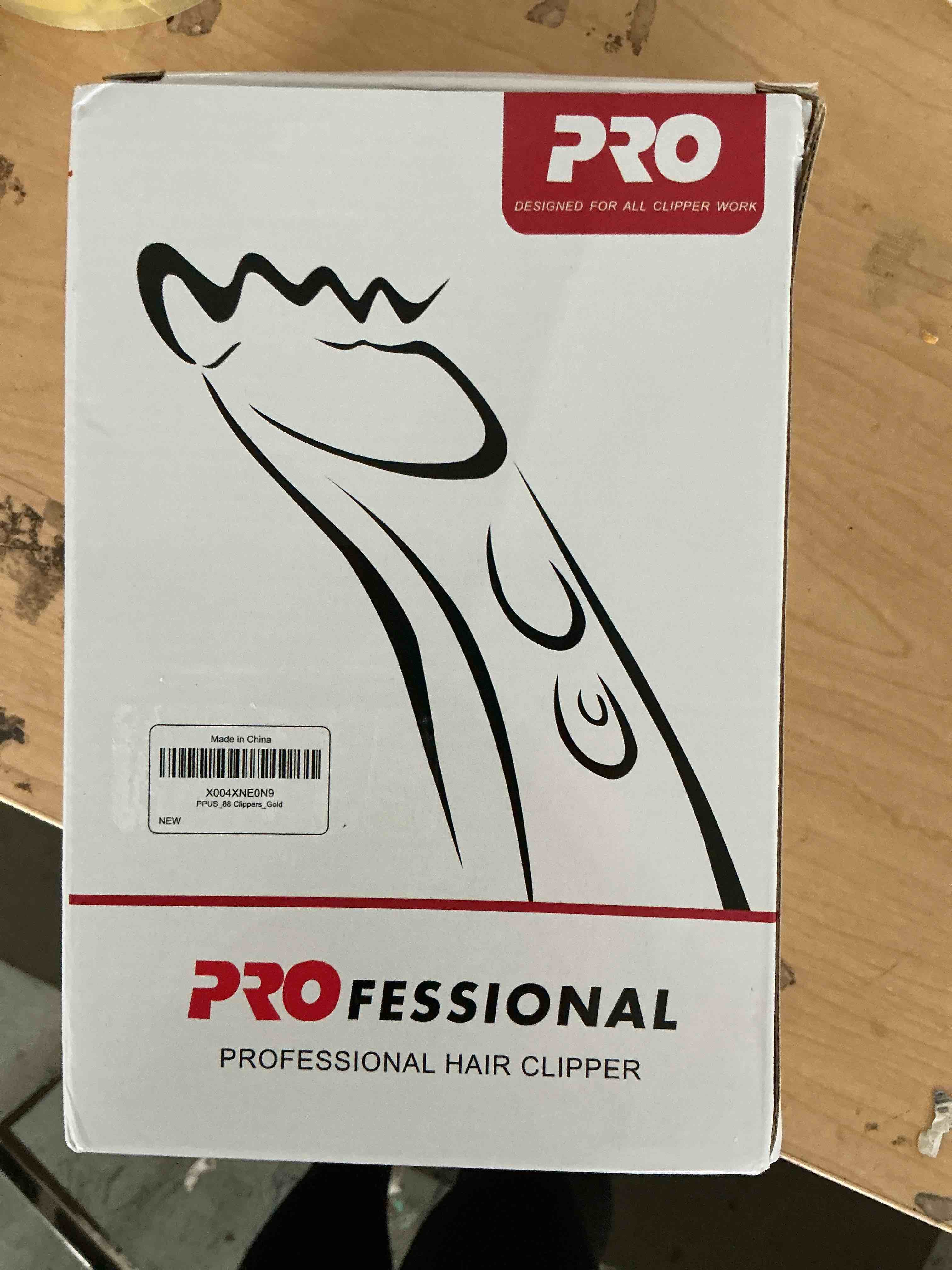 Condition photo showing New/Like New for highdas dog clippers for grooming rechargeable, electric dog grooming kit clippers low noise, cordless quiet dog shaver, pet hair trimmer set for dogs, cats, pets (gold)