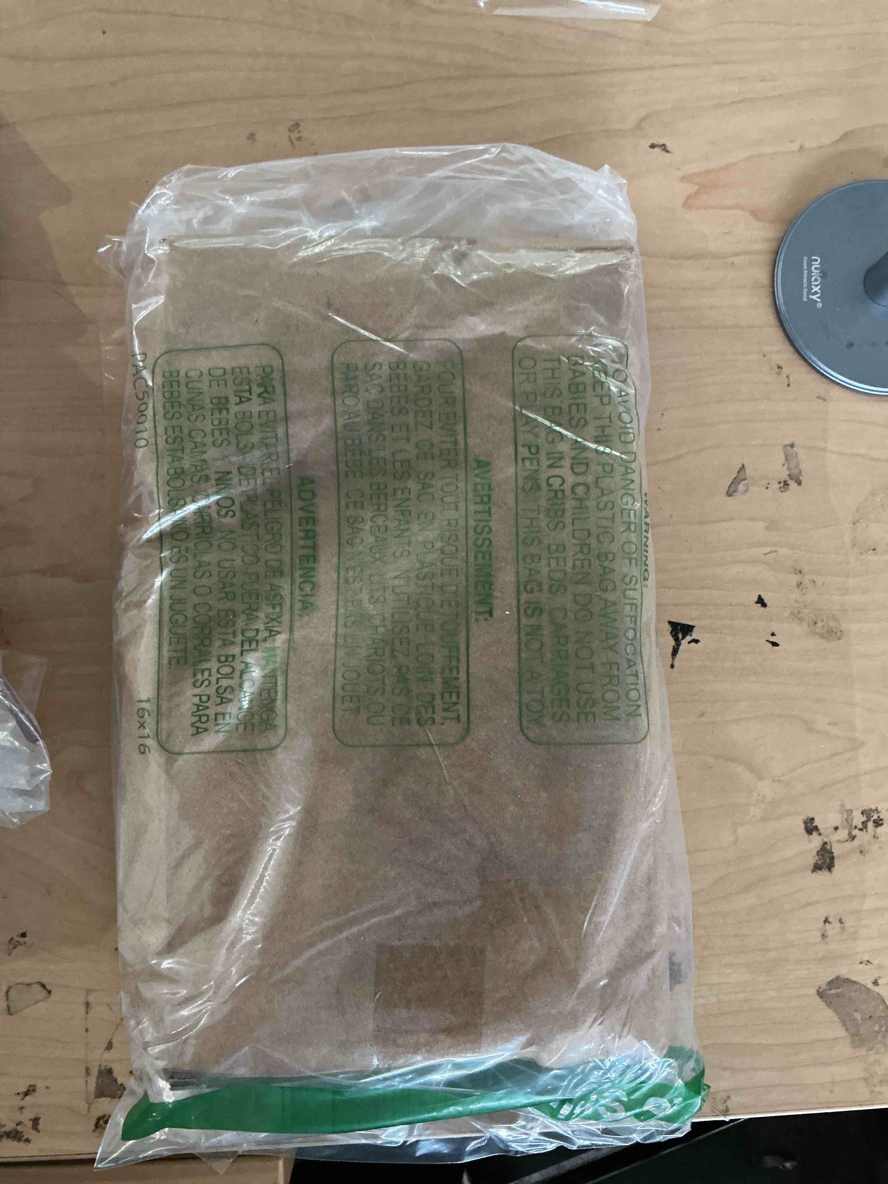 Condition photo showing New/Like New for may tree clear backpack for stadium events, 12x11x5 inches small clear backpack for concert festival sports outdoor - pink