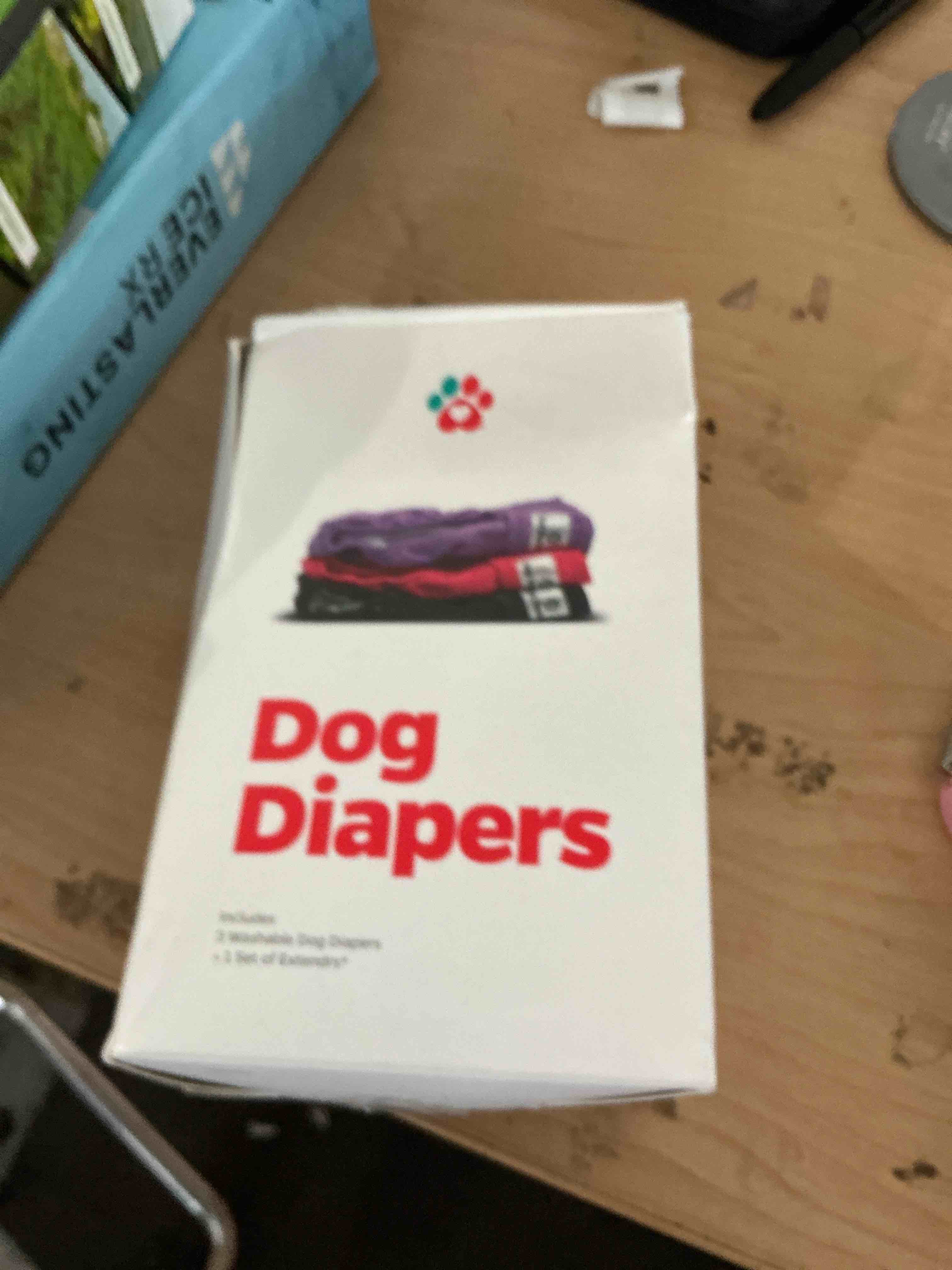Condition photo showing New/Like New for pet parents premium washable dog diapers & extendrs, (3pack) of female dog diapers, color: princess, size: small dog diapers female