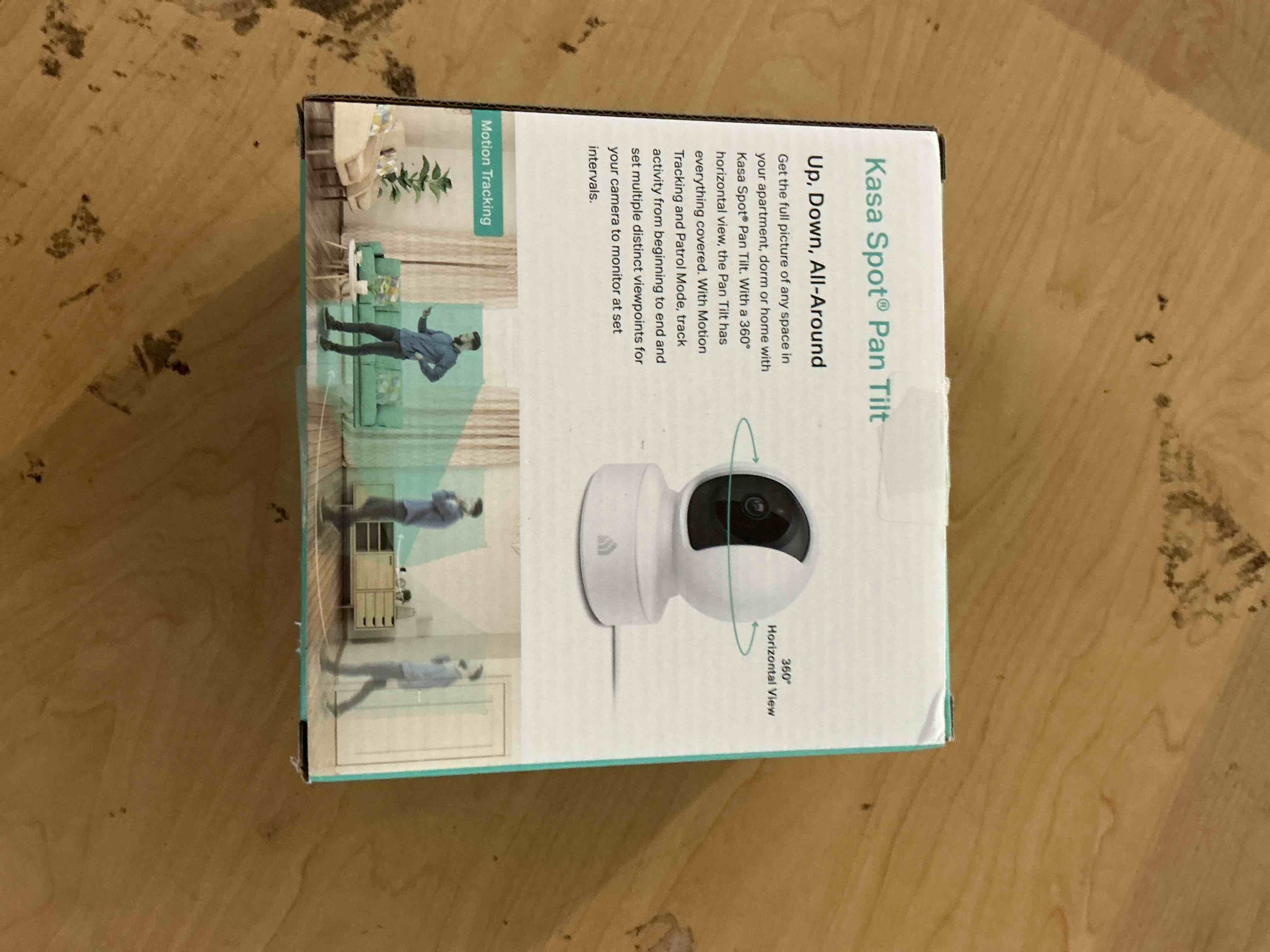 Condition photo showing Good Condition for kasa 2k+ indoor pan/tilt wired security camera - works as a baby monitor & pet camera, motion detection & tracking, 2-way audio, night vision, subscription-free local storage or optional cloud, kc410s