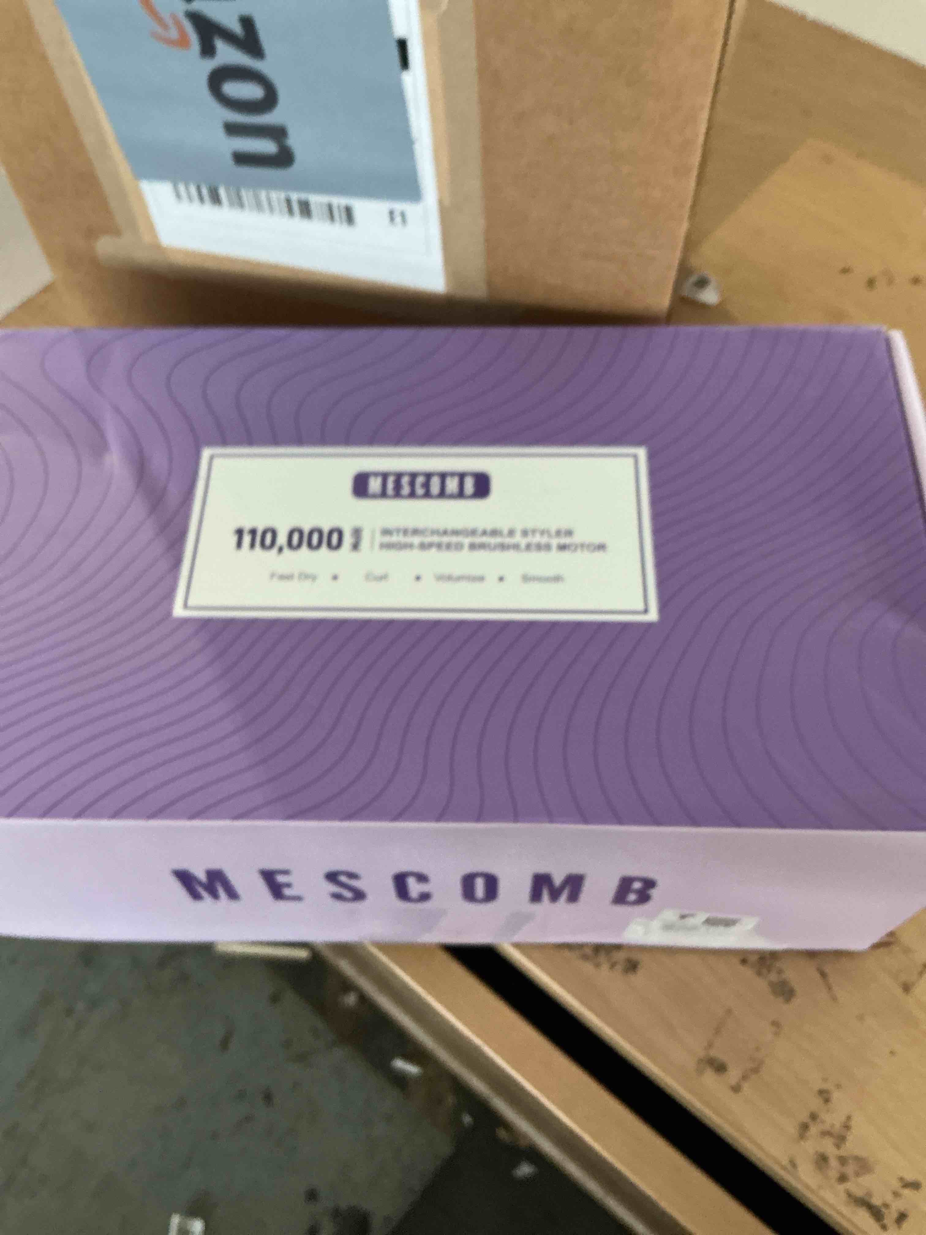 Condition photo showing New/Like New for mescomb dual voltage hair dryer brush - 5 in 1 hair styler for travel