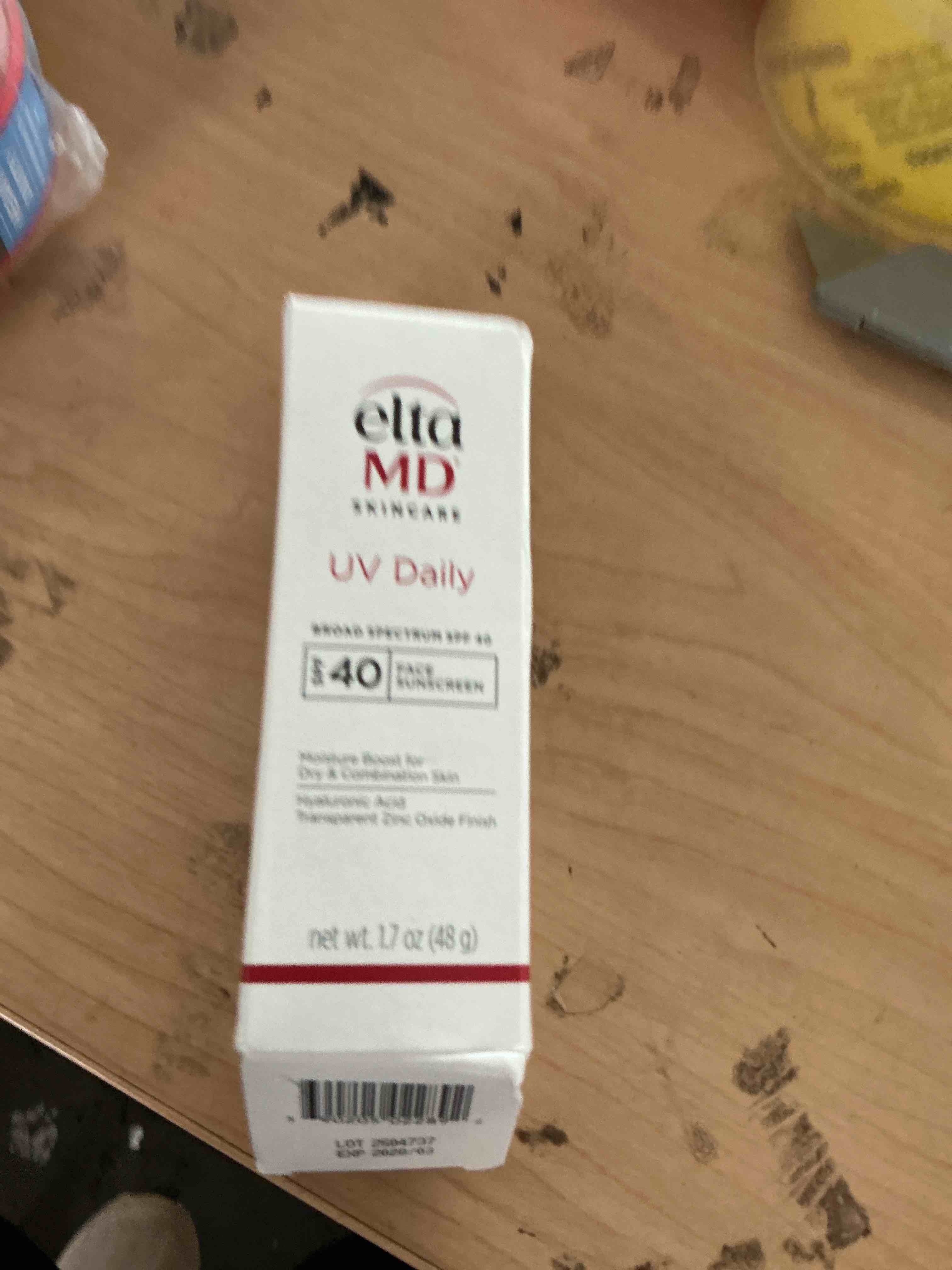 Condition photo showing New/Like New for eltamd uv daily spf40 / zinc oxide and octinoxate sunscreen / lotion