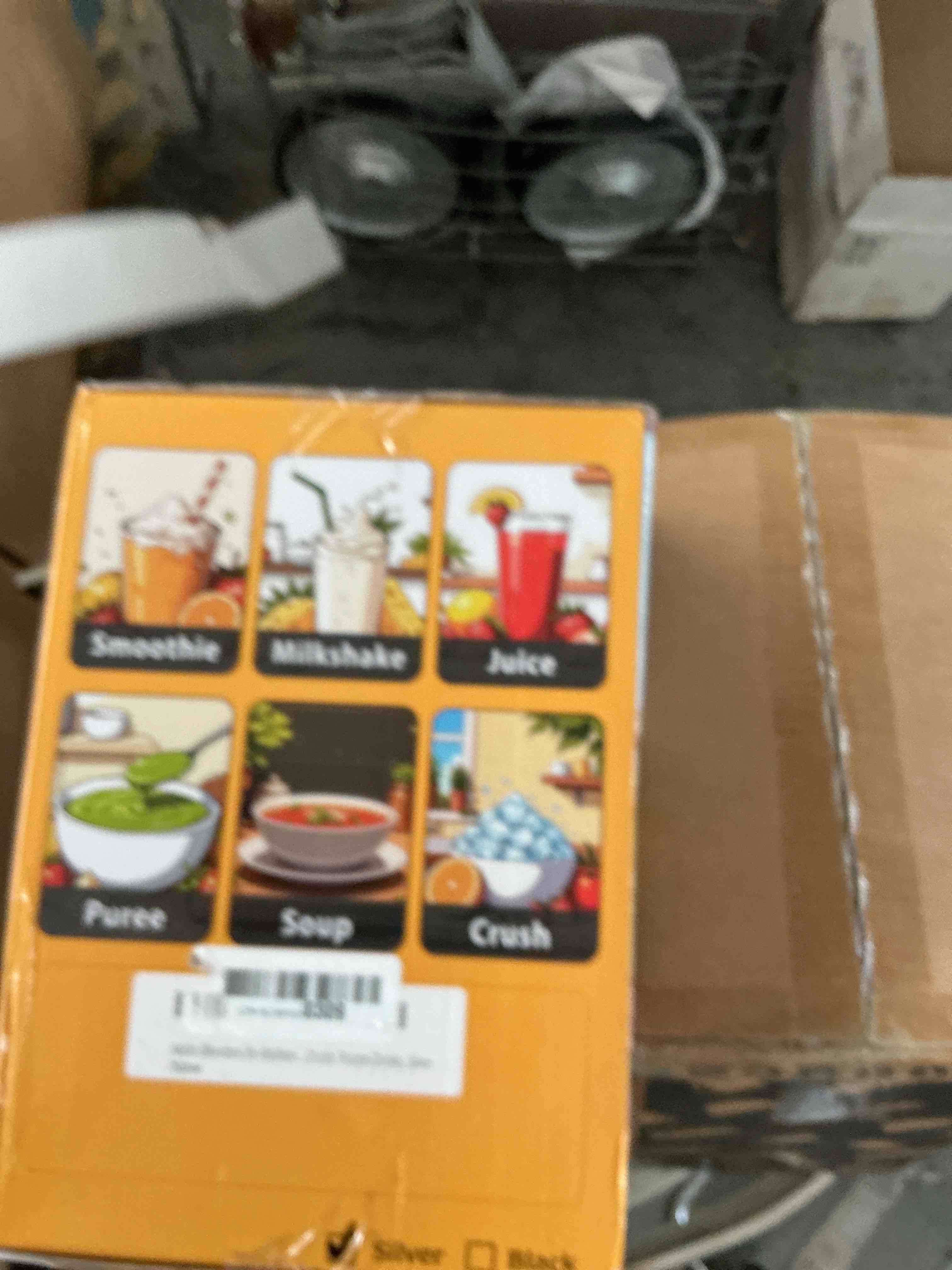Condition photo showing New/Like New for aeitto blenders for kitchen with 68oz. large capacity, 1800w max power smoothie blender, 3 preset programs & 7 speeds, professional countertop blender for smoothies, ice crush, generation2 silver silver 68oz