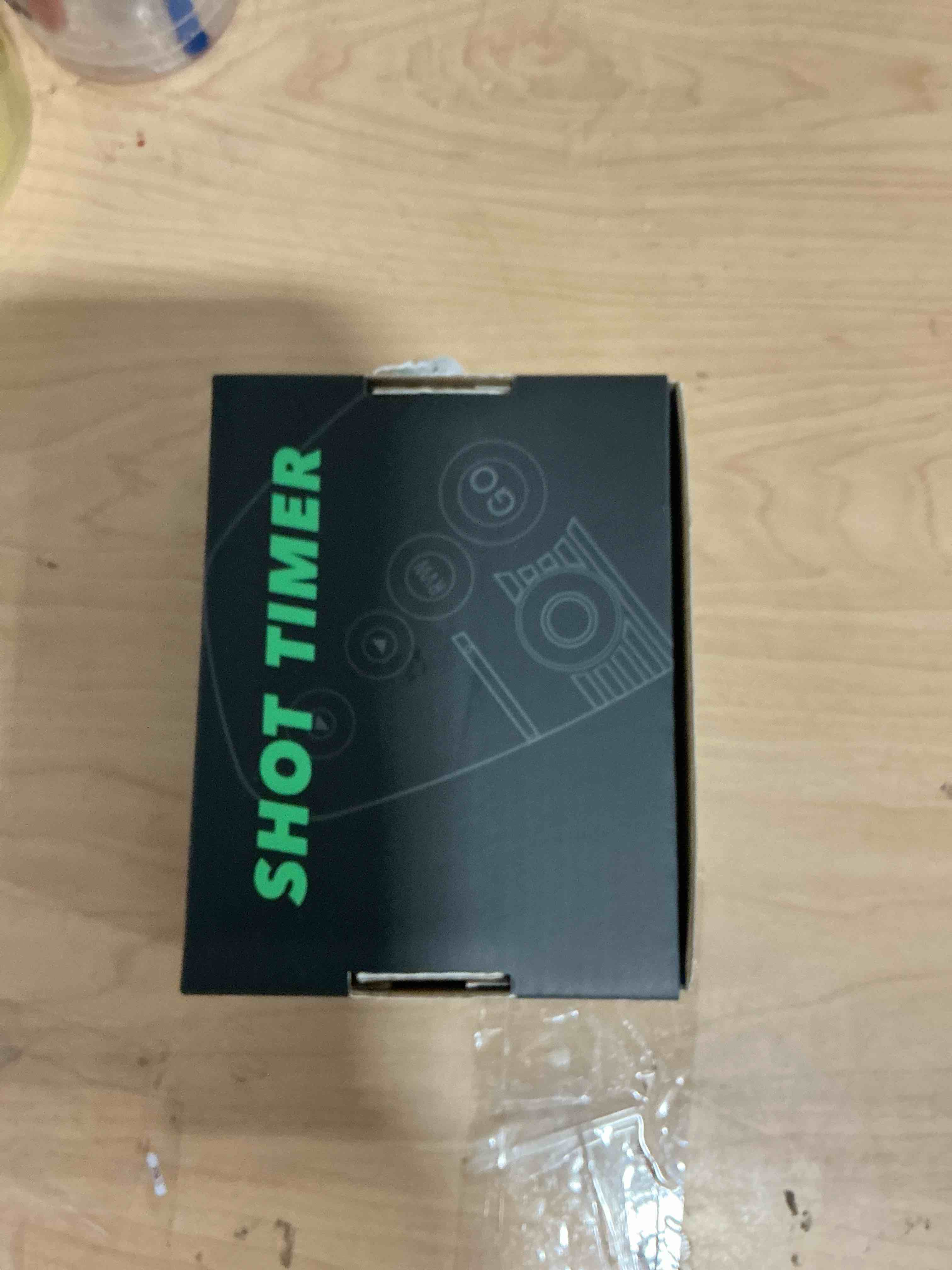 Condition photo showing New/Like New for shot timer for shooting competition– loud 110db buzzer, par & split times, belt clip, ergonomic design & 9v battery not included – helps improve your training (green)