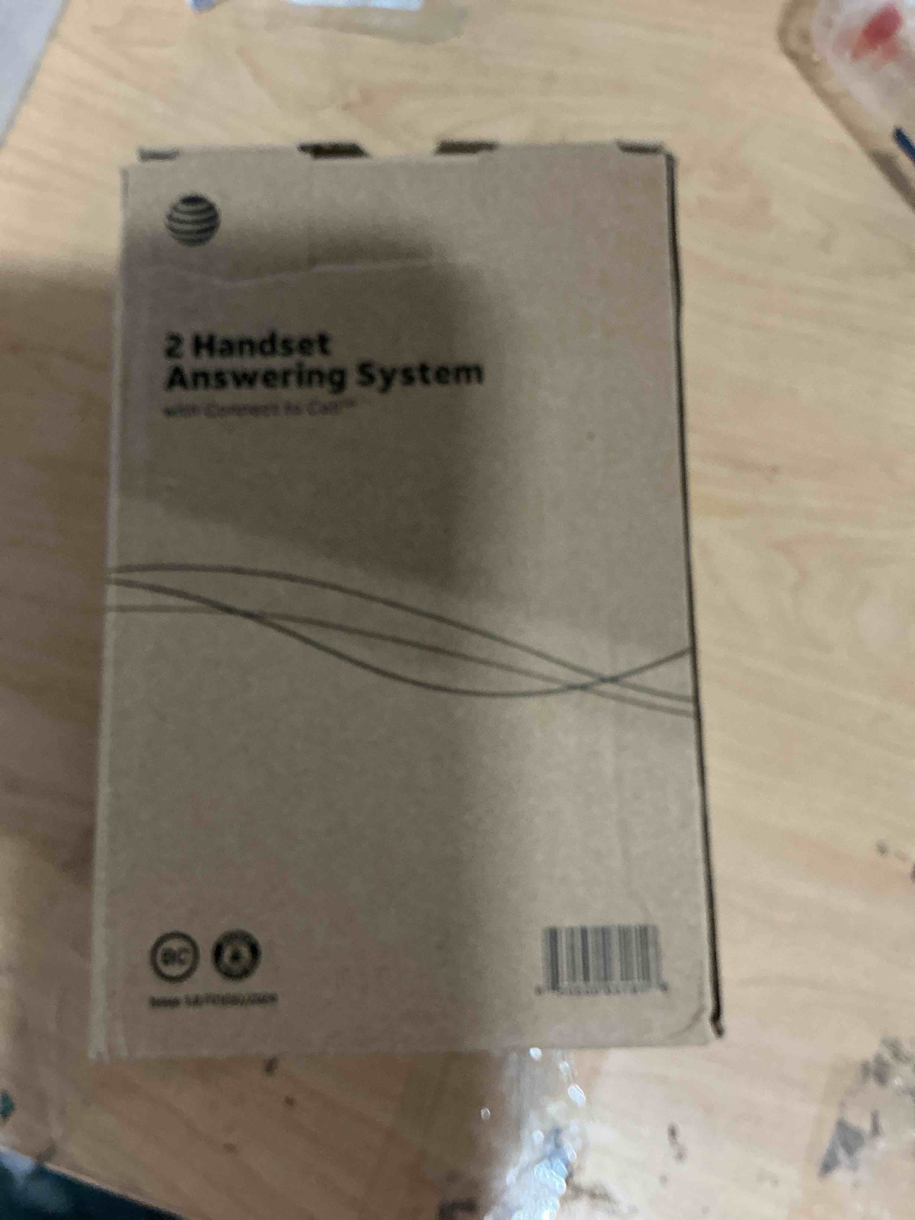 Condition photo showing New/Like New for at&t dl72219 dect 6.0 2-handset cordless phone for home with connect to cell, call blocking, 1.8" backlit screen, big buttons, intercom, and unsurpassed range white 2 handsets