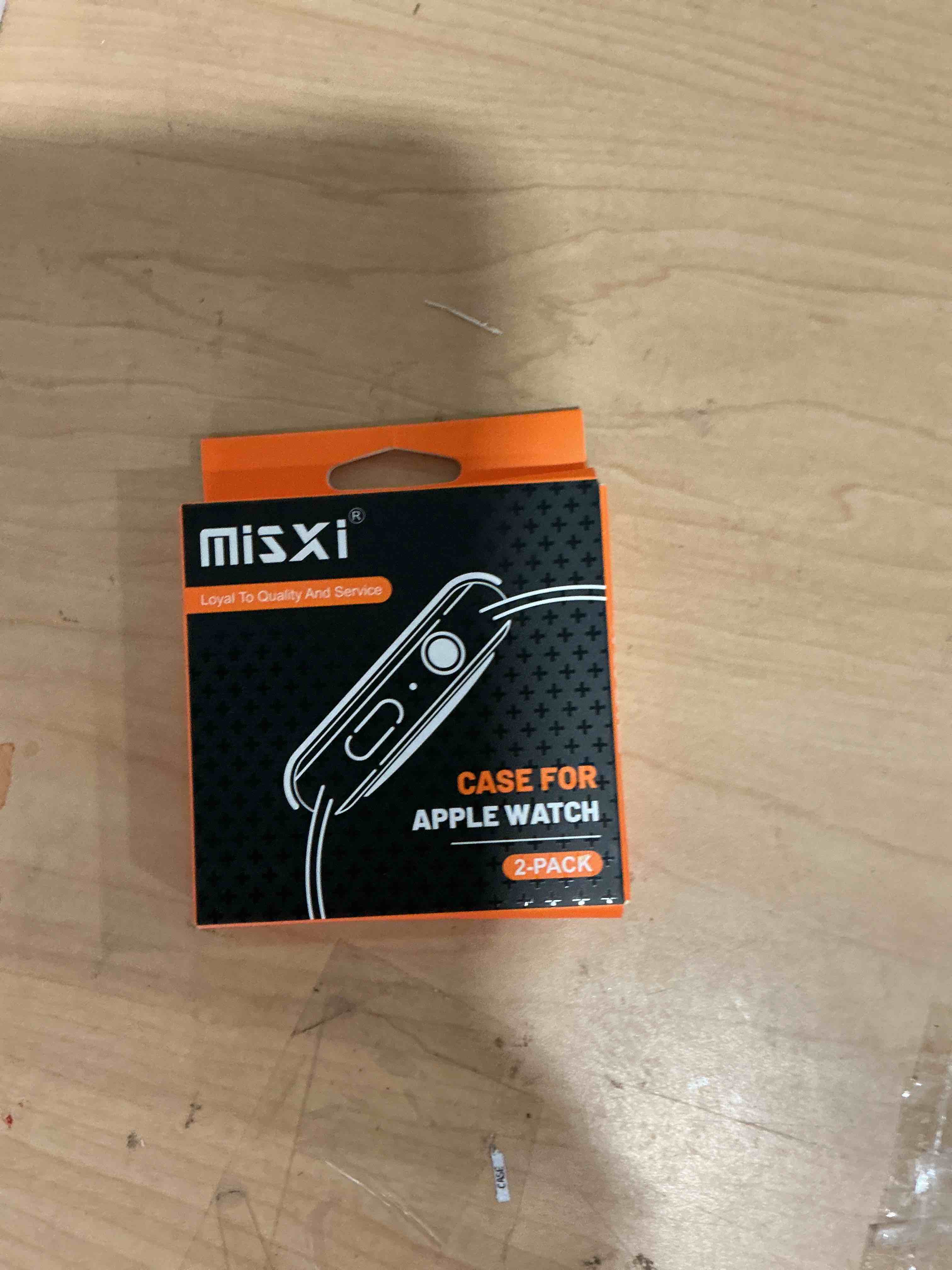 Condition photo showing New/Like New for misxi screen protector case for 40mm apple watch se3/se2/se/series 6/5/4 | 2-pack cover with tempered glass for se3/se2/se/series6/5/4, scratch resistant sensitive touch protection, starlight