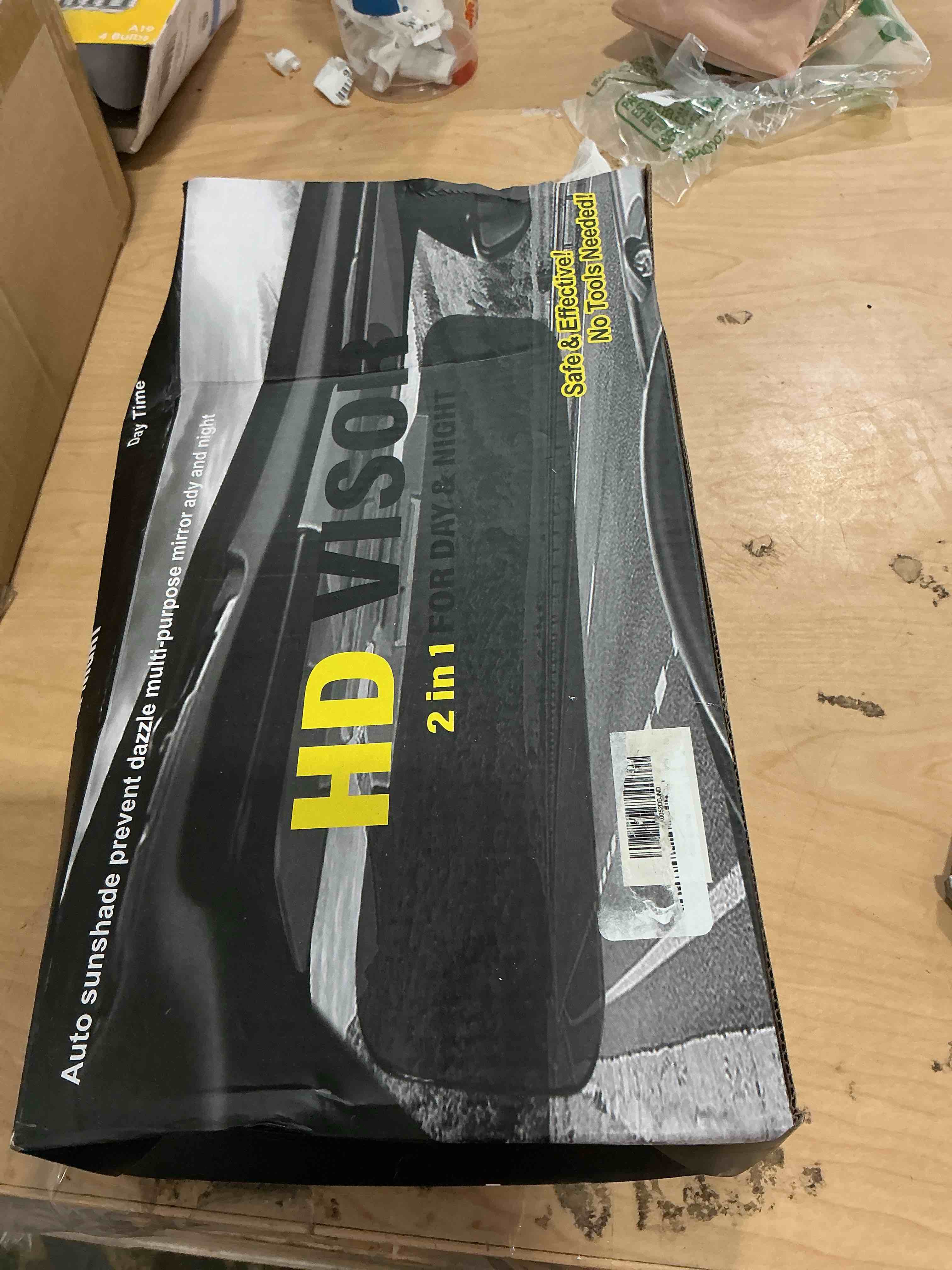 Condition photo showing Good Condition for sun visor extender for car | day & night anti-glare, polarized hd, clip-on attachment, reduce eye strain & safer driving