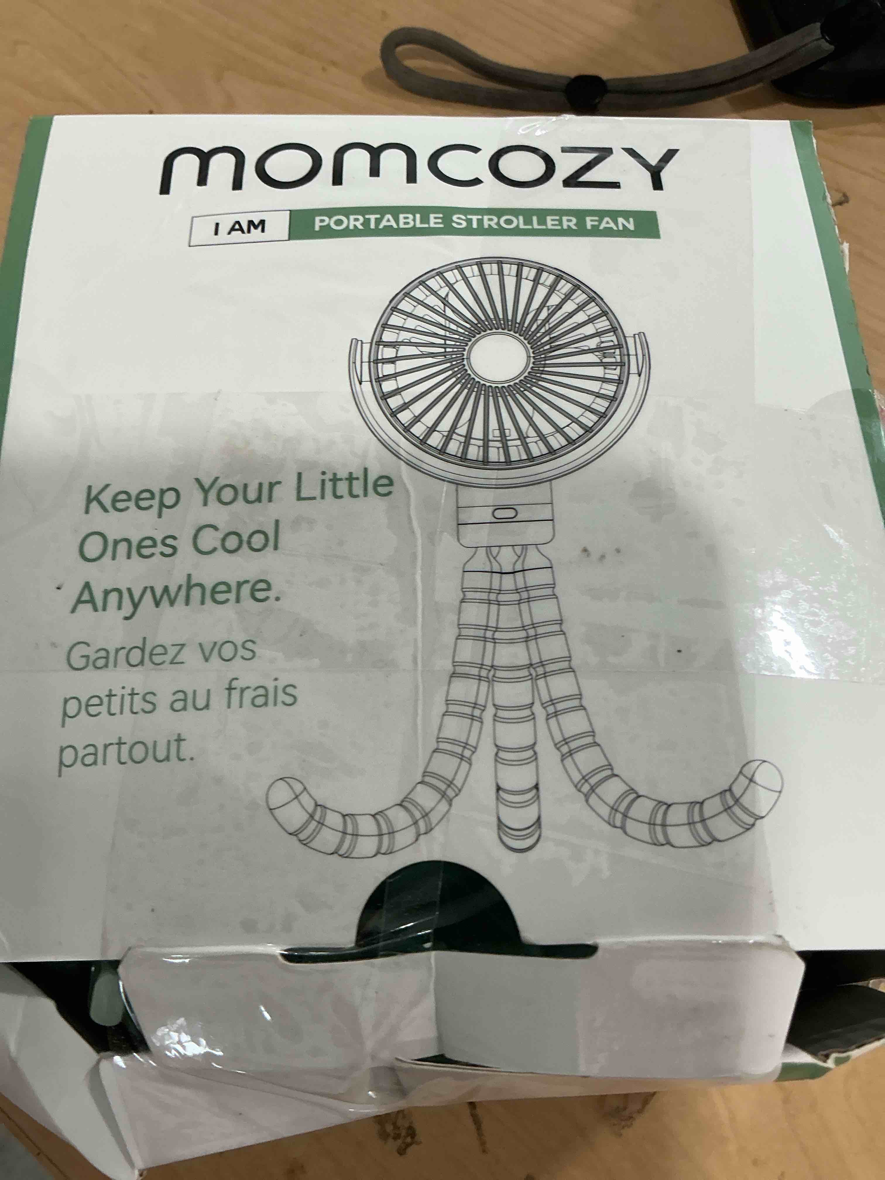 Condition photo showing New/Like New for momcozy 8000mah portable stroller fan, 27h ultra-long battery life