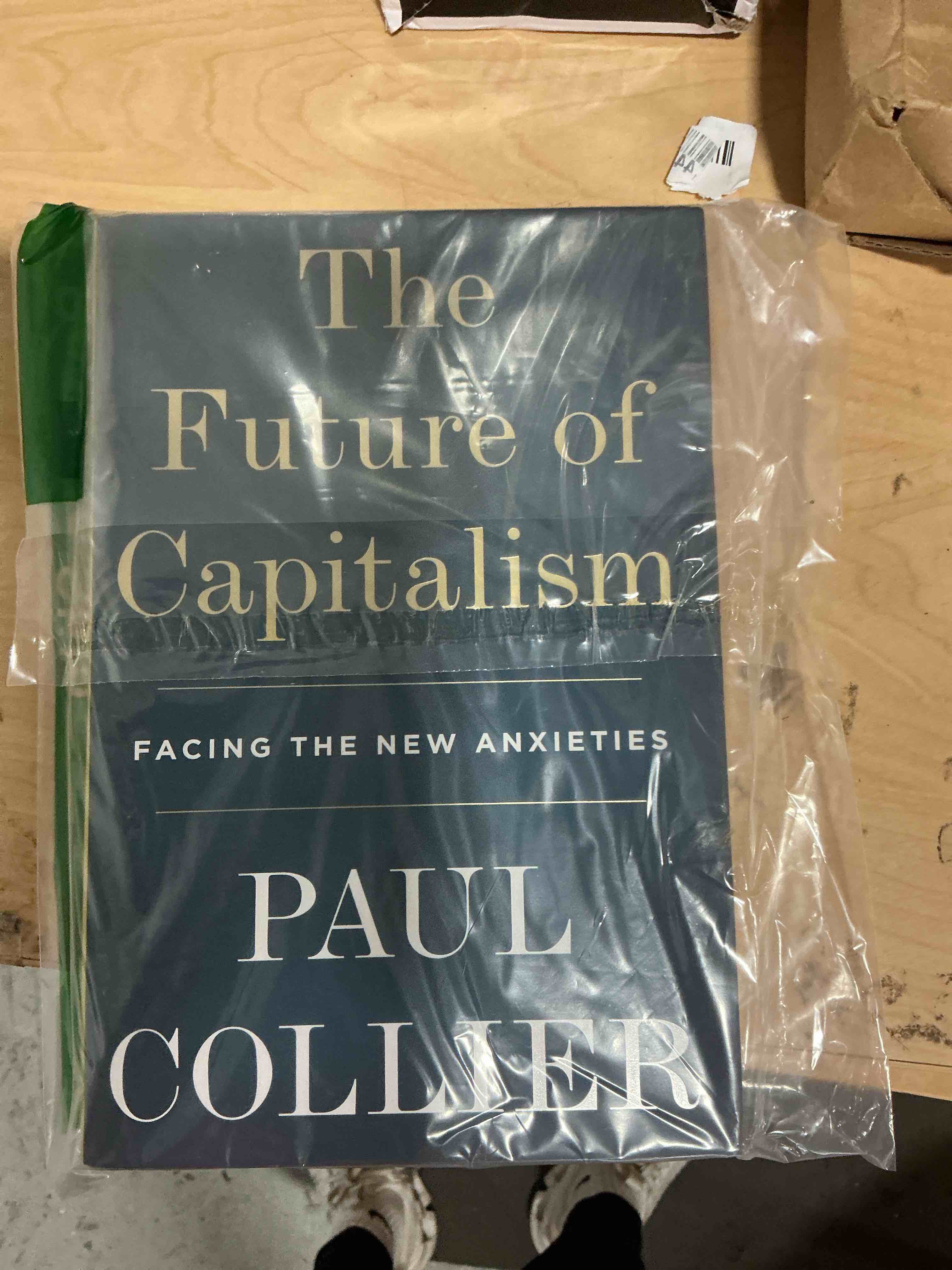 Condition photo showing New/Like New for the future of capitalism: facing the new anxieties