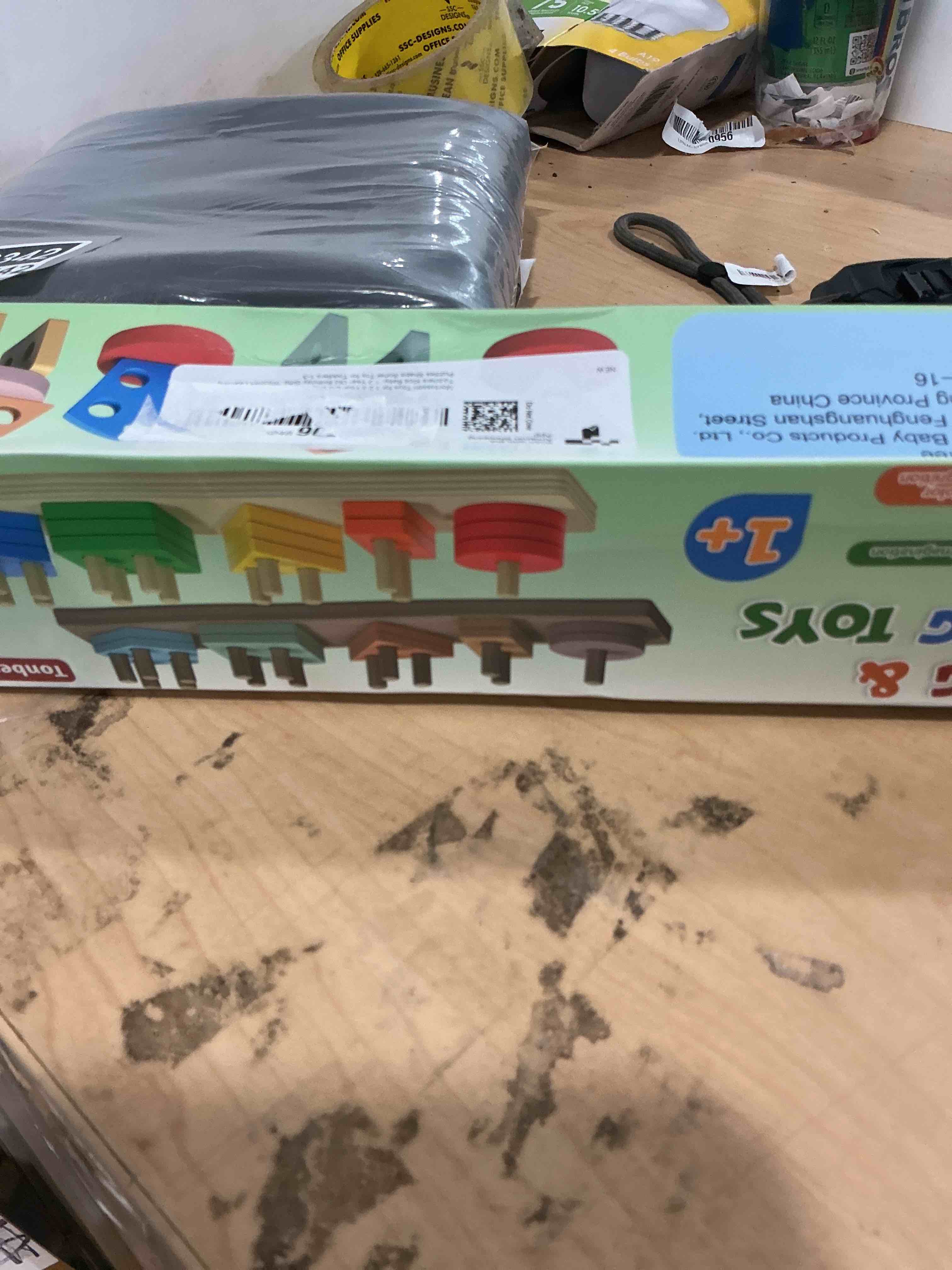Condition photo showing New/Like New for montessori toys stacking & sorting learning shape sorters for toddlers 1-3
