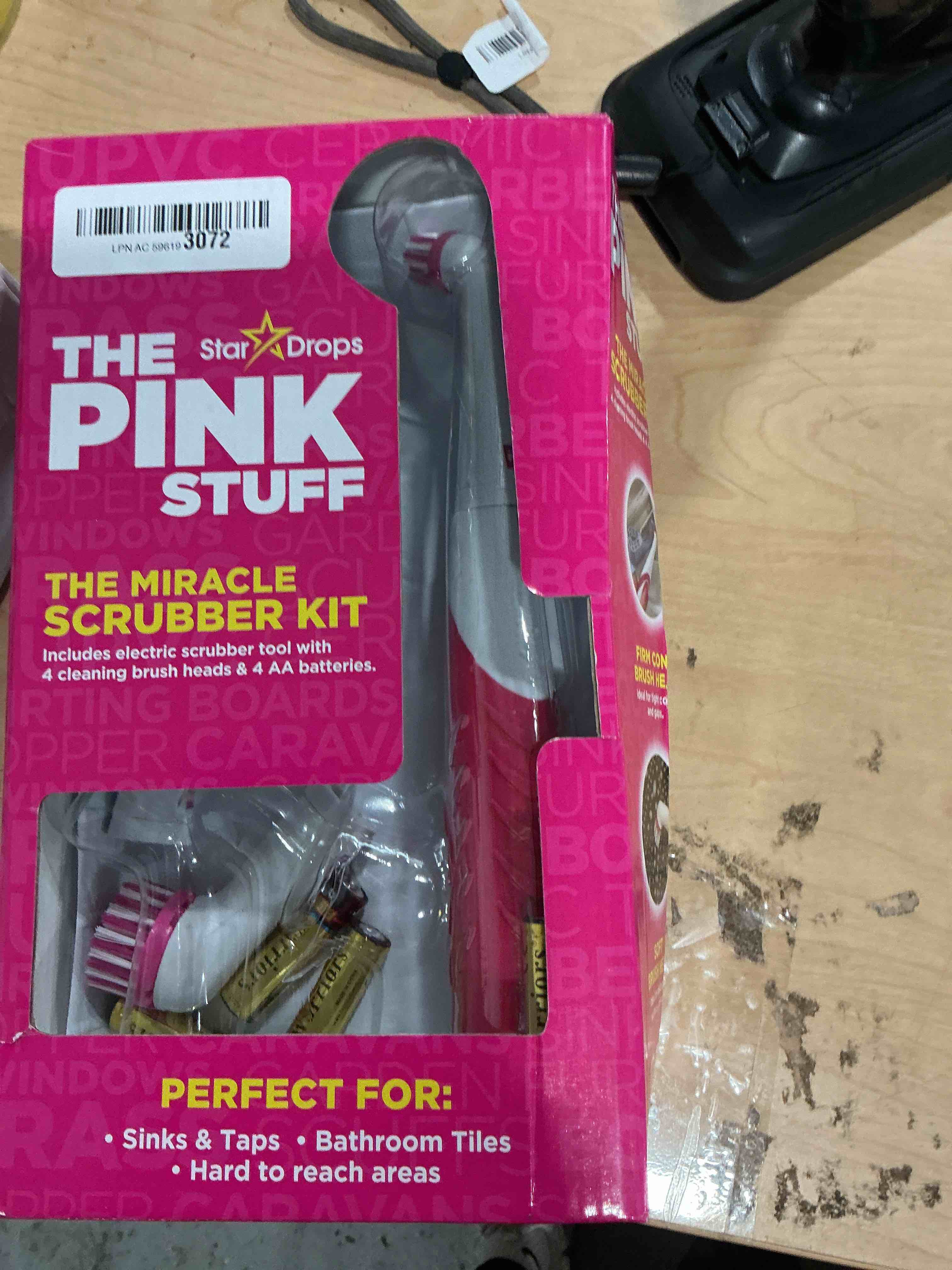 Condition photo showing Good Condition for the pink stuff miracle scrubber kit, electric cleaning tool set