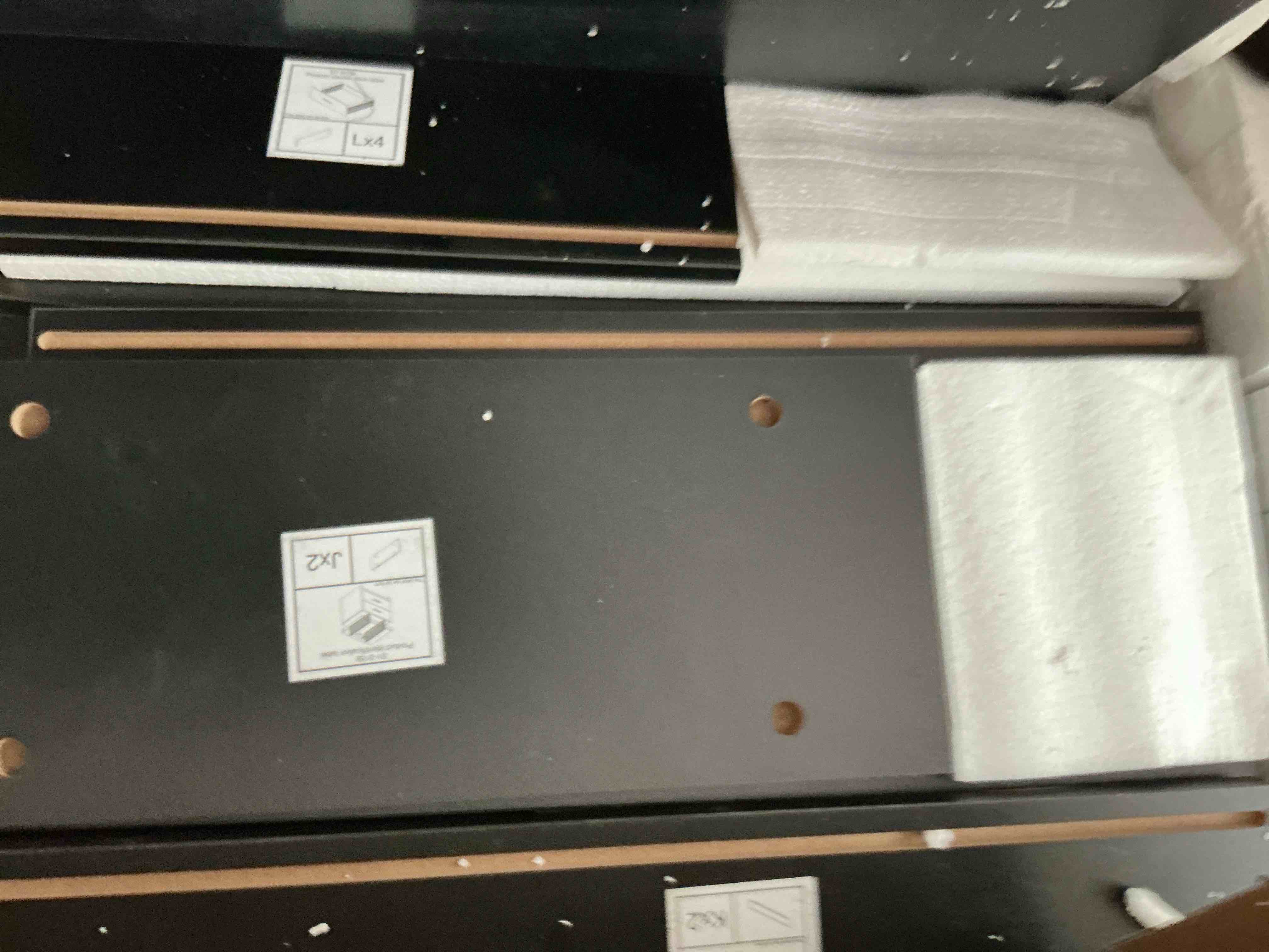 Condition photo showing New/Like New for led nightstand with wireless charger station & auto sensor, black