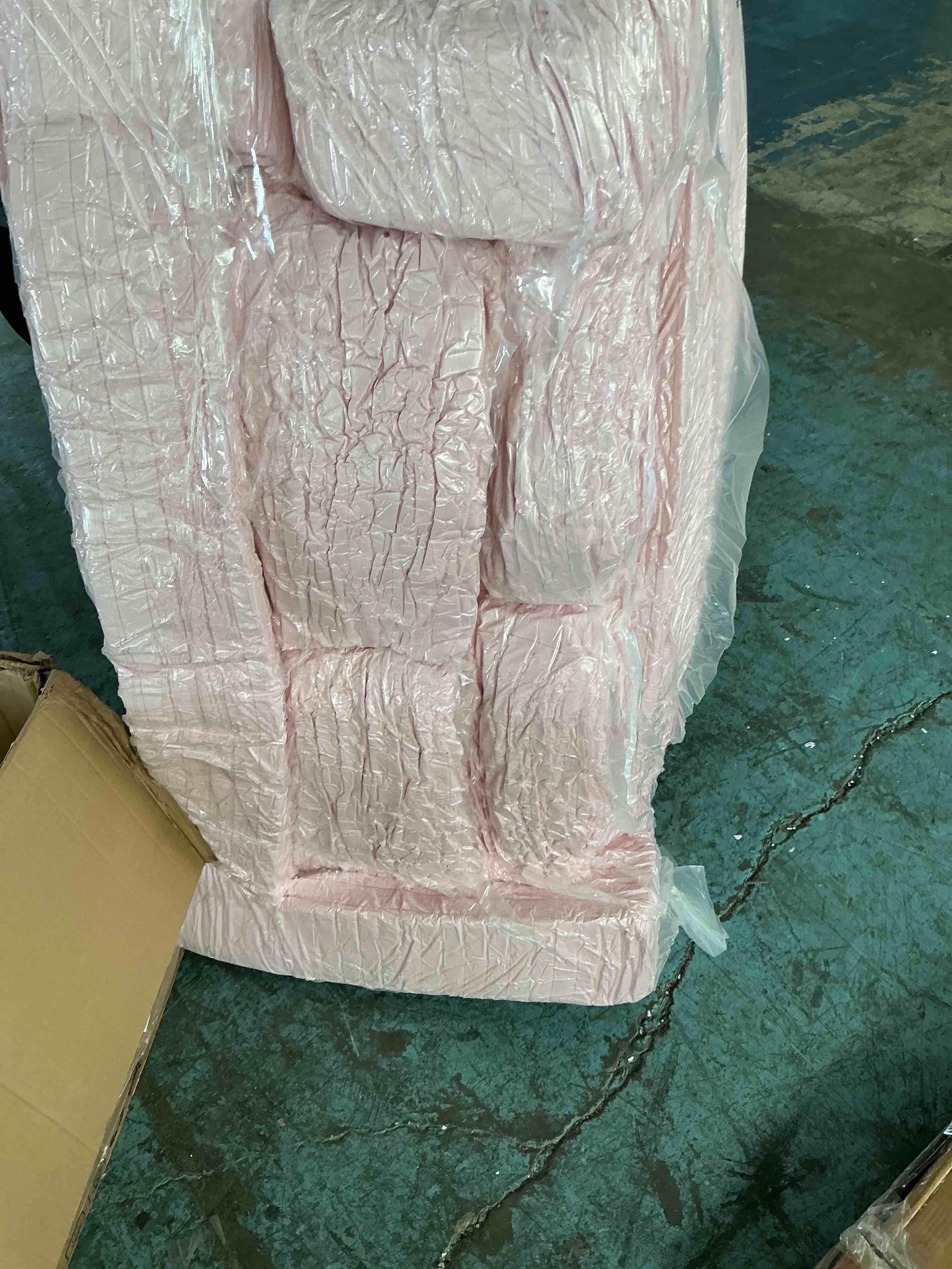 Condition photo showing New/Like New for claiks 55" boneless mini couch, bean bag sofa for bedroom, pink