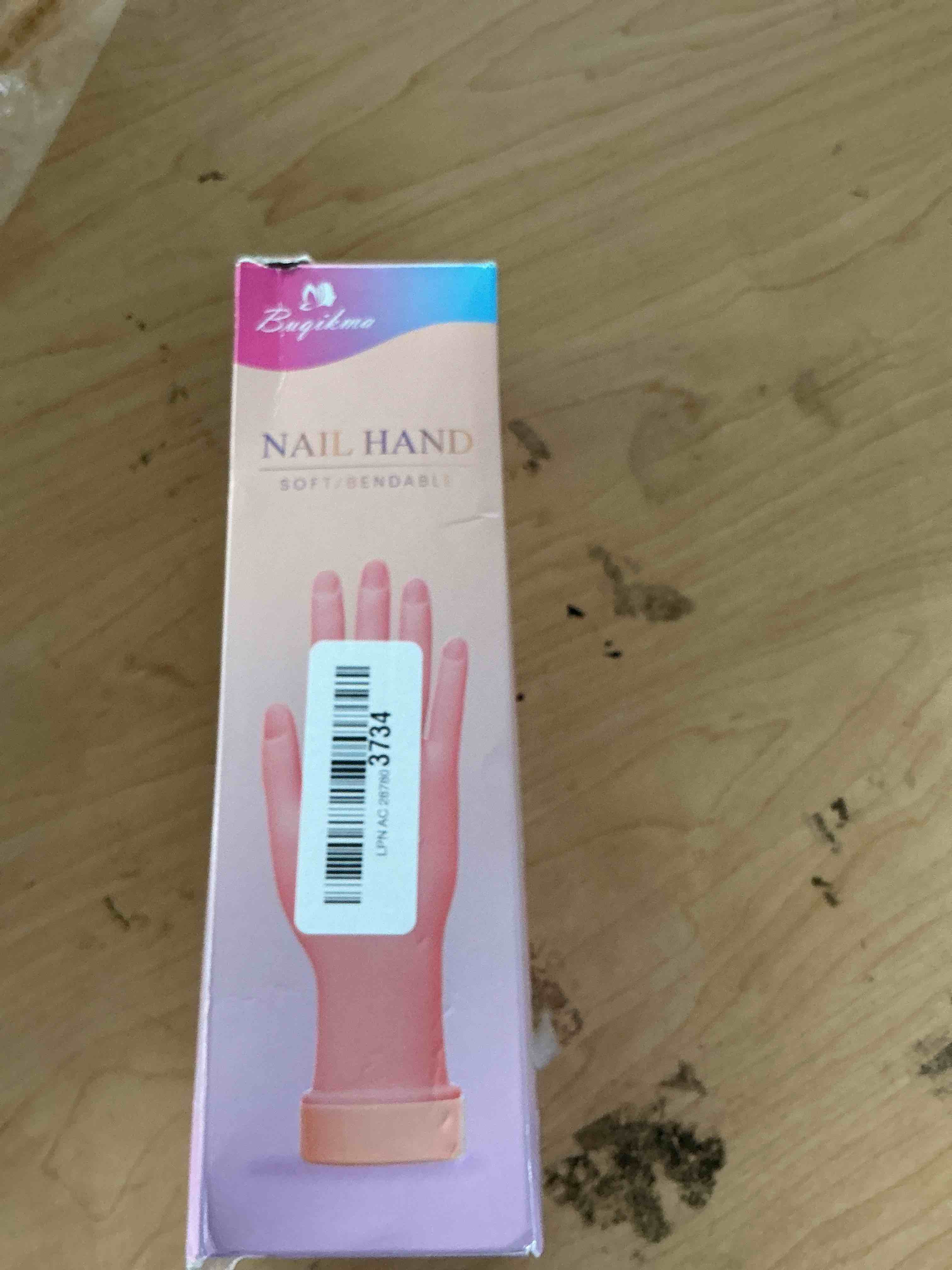 Condition photo showing New/Like New for buqikma nail practice hand for acrylic nails, mannequin hand for nails practice, flexible bendable fake hand manicure nail practice hand 1pcs