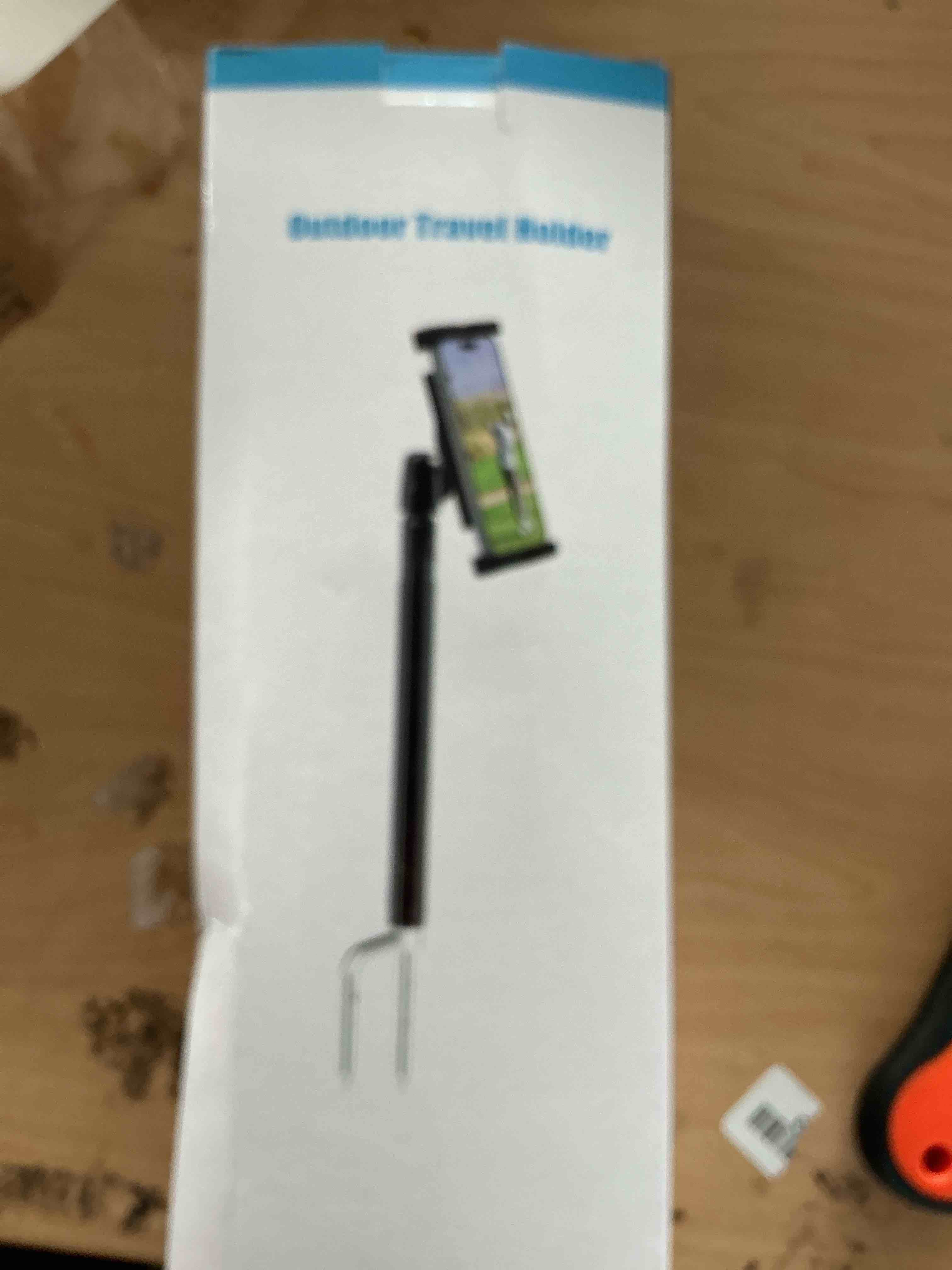 Condition photo showing New/Like New for golf monopod stick, golf tablet holder for 4-13" ipad & phone, golf swing analyzer holder with 12.9-55" adjustable selfie stick, golf tablet tripod stand for swing training aid