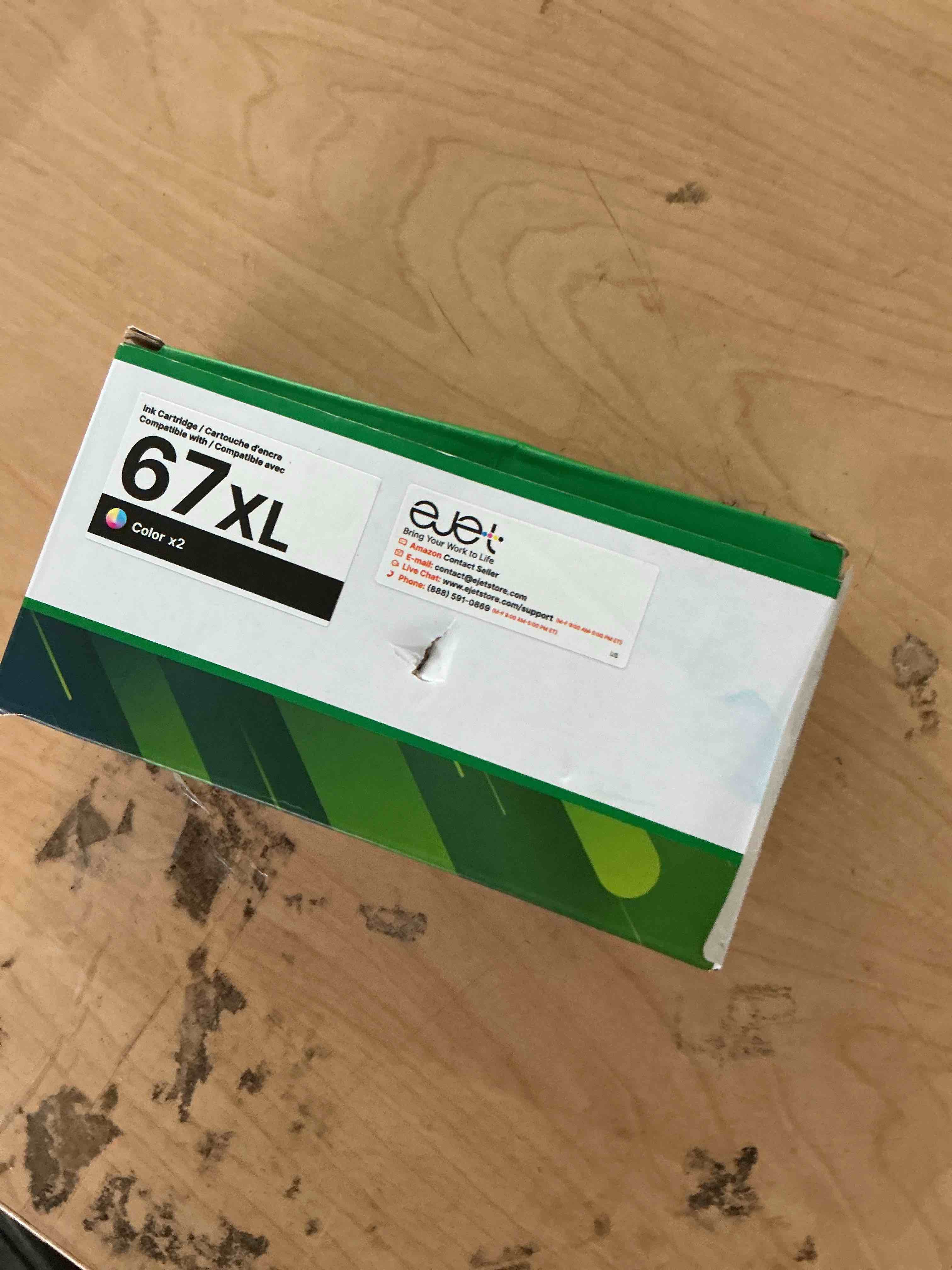 Condition photo showing New/Like New for 67xl color ink cartridge replacement for hp ink 67 xl hp67 hp67xl