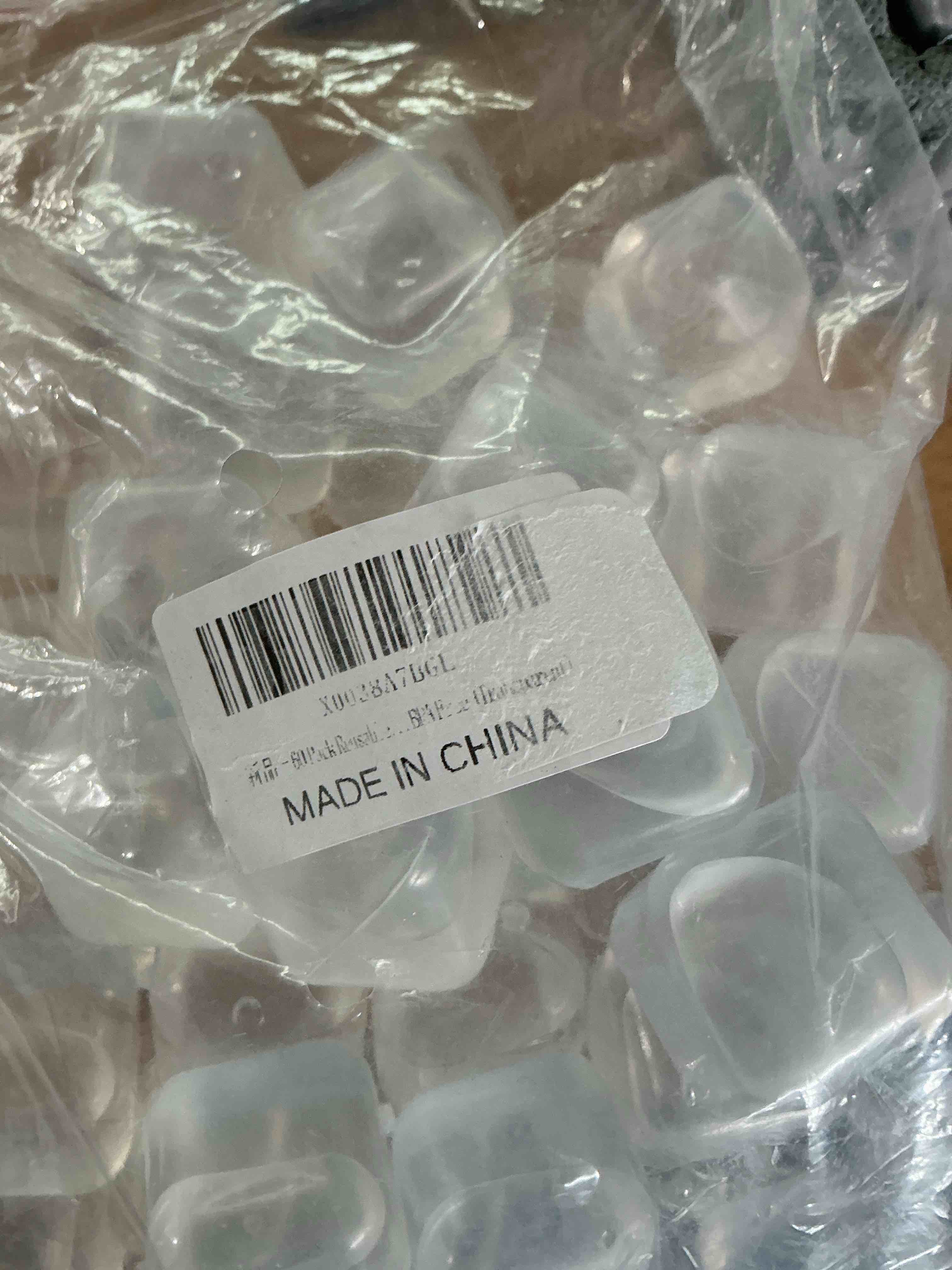 Condition photo showing New/Like New for reusable ice cubes star, 60 pack, colorful for drinks, whiskey, vodka or coffee, washable non-melting ice cubes non-diluting(star) multicolor star 60pcs