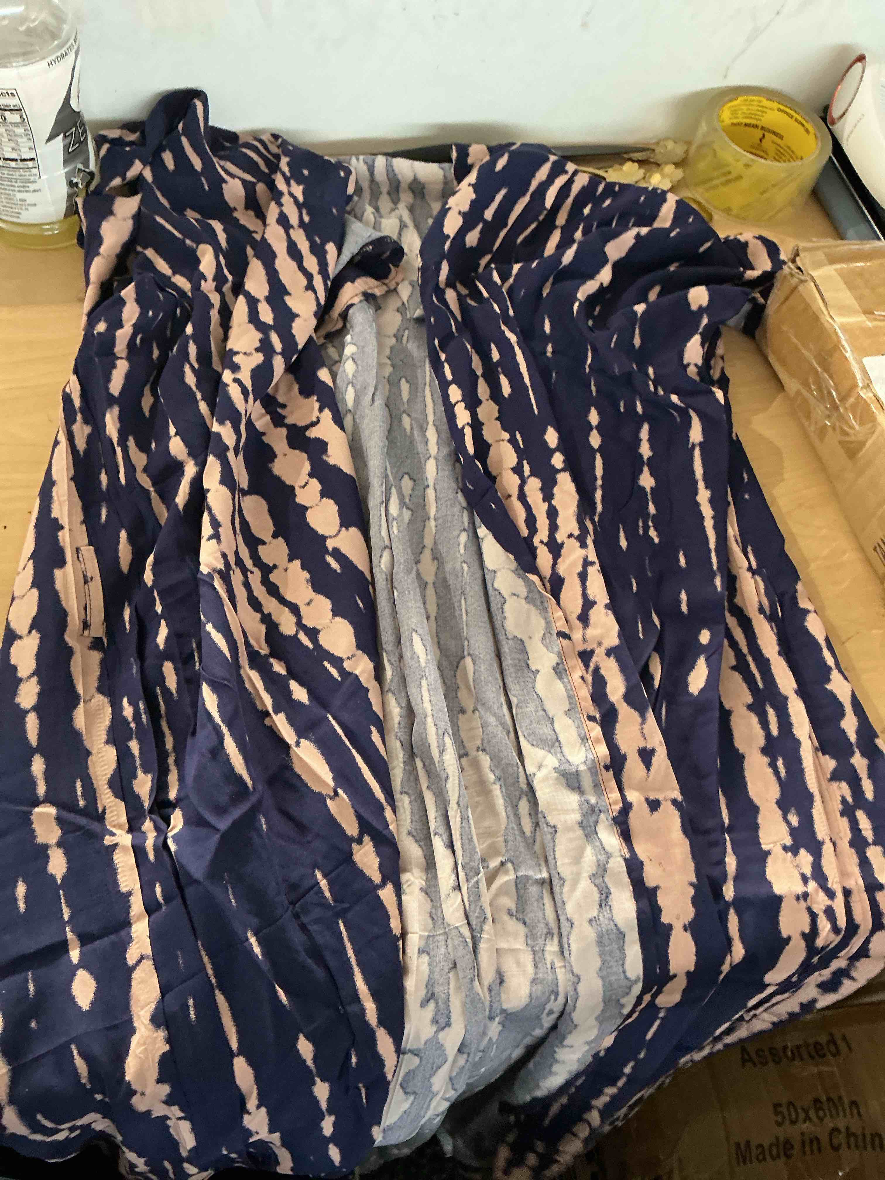 Condition photo showing New/Like New for shu-shi plus size kimono cardigans for women tie dye swimsuit oversized beach cover ups