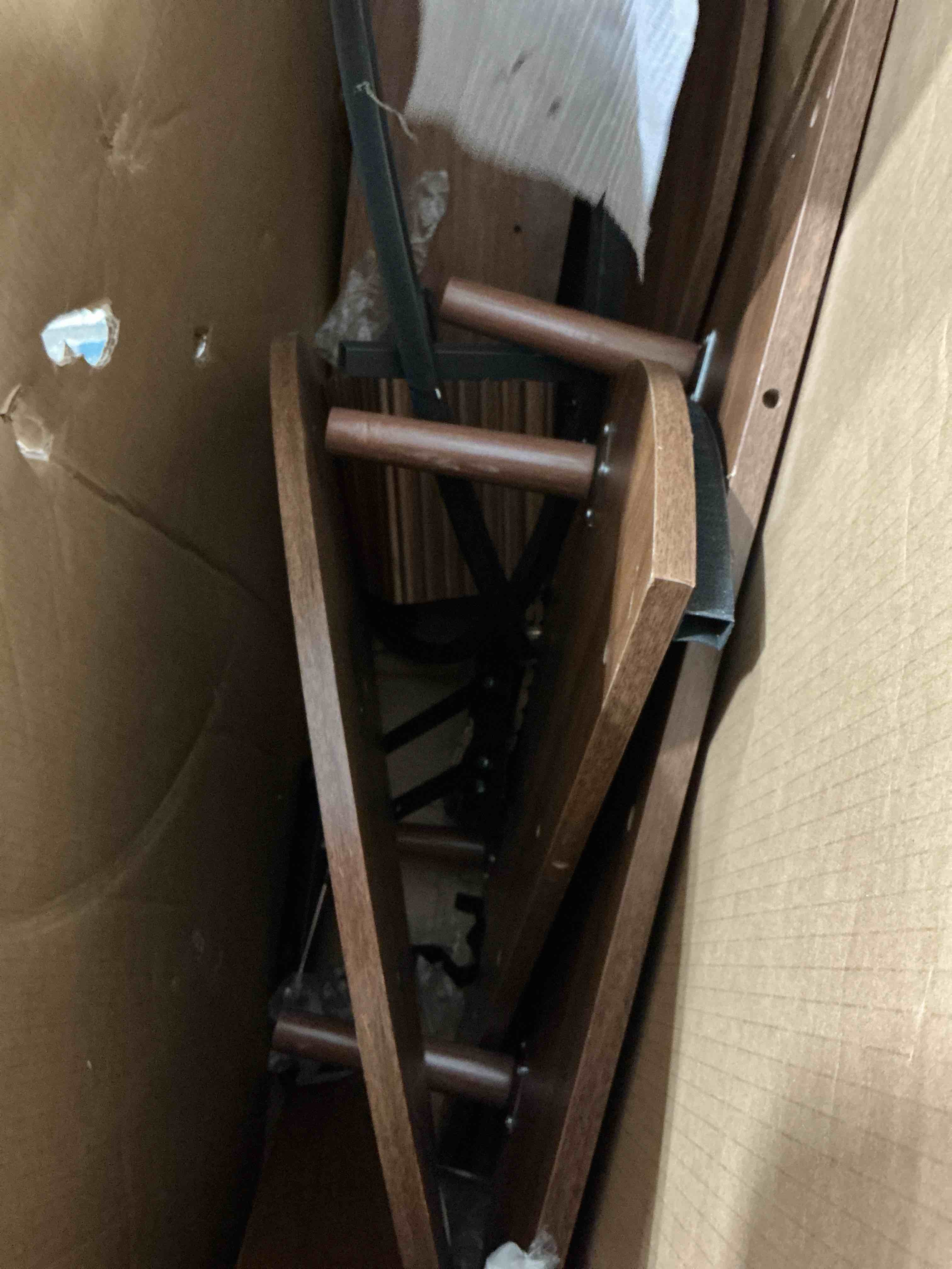 Condition photo showing Good Condition for joinice round coffee table 31.5" mid century modern living room furniture, walnut fluted center table with storage for small space
