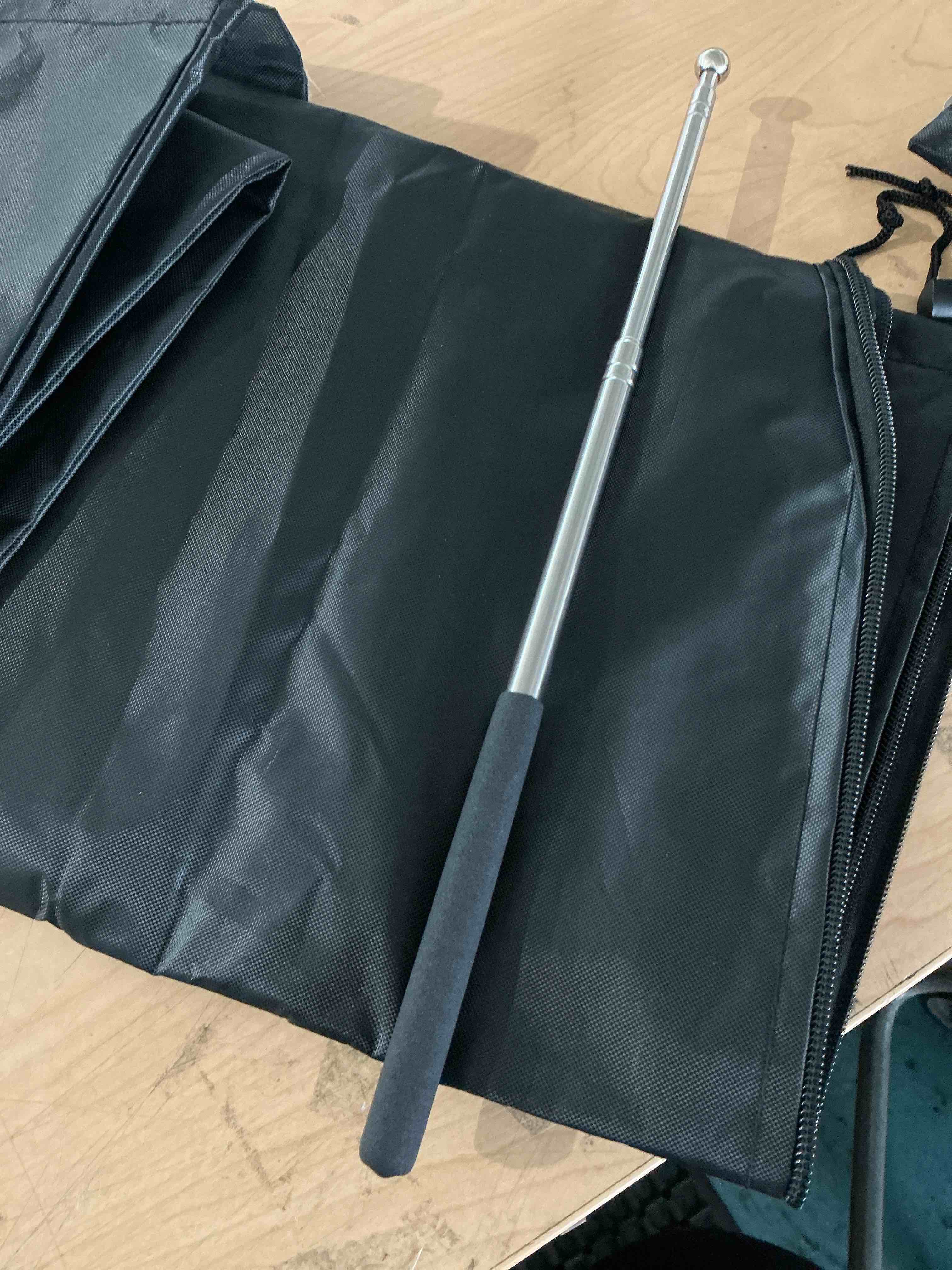 Condition photo showing New/Like New for patio umbrella cover, waterproof umbrella covers for 7ft to 9ft outdoor umbrellas market parasol covers with push rod, black black, fit 7-9ft