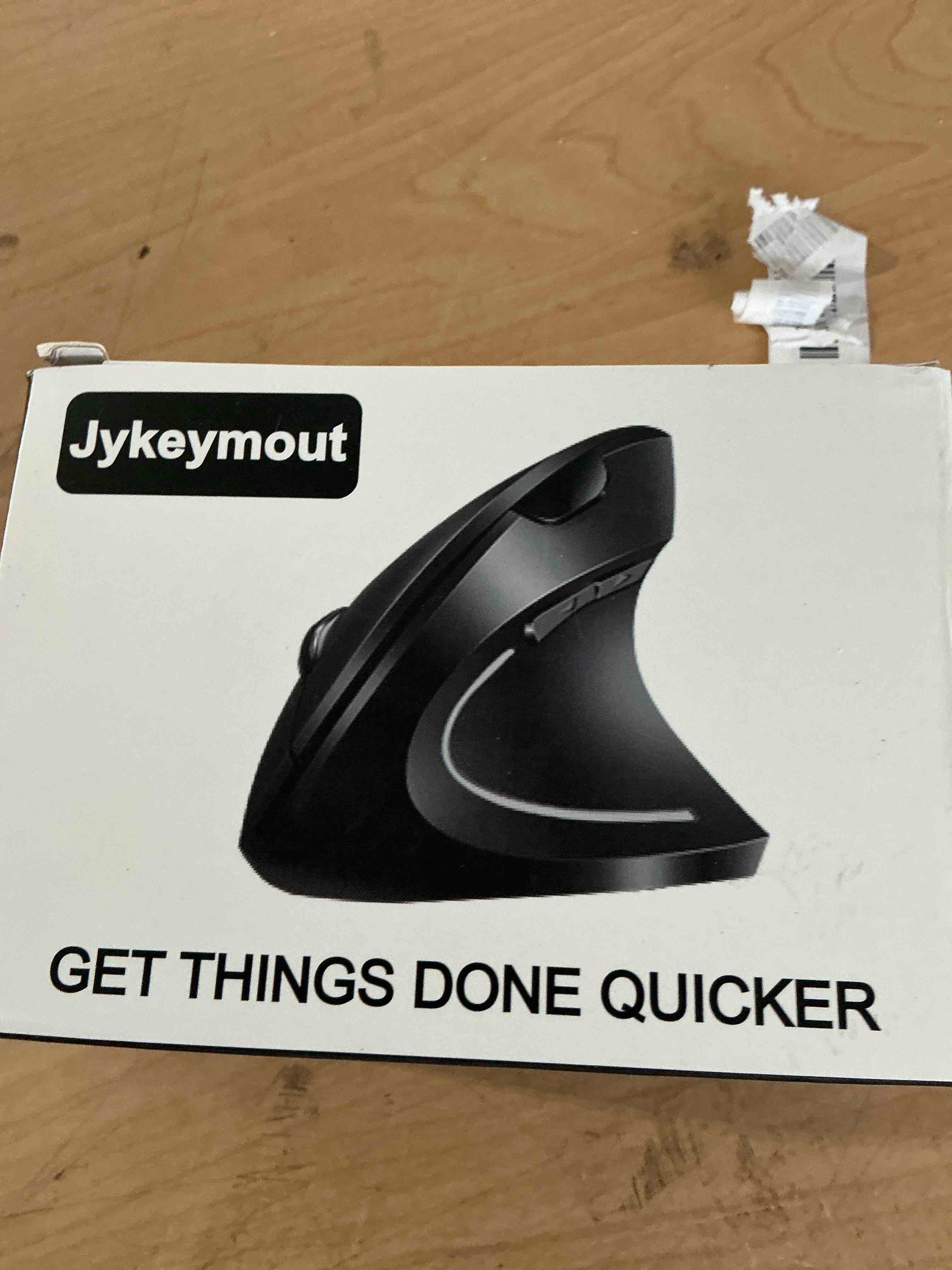 Condition photo showing New/Like New for tecknet 2.4g ergonomic mouse vertical wireless 4800 dpi carpal tunnel mouse | 5 adjustable dpi, optical tracking, 12 months battery, quiet, 6 buttons for laptop, desktop, pc, computer, right hand, black