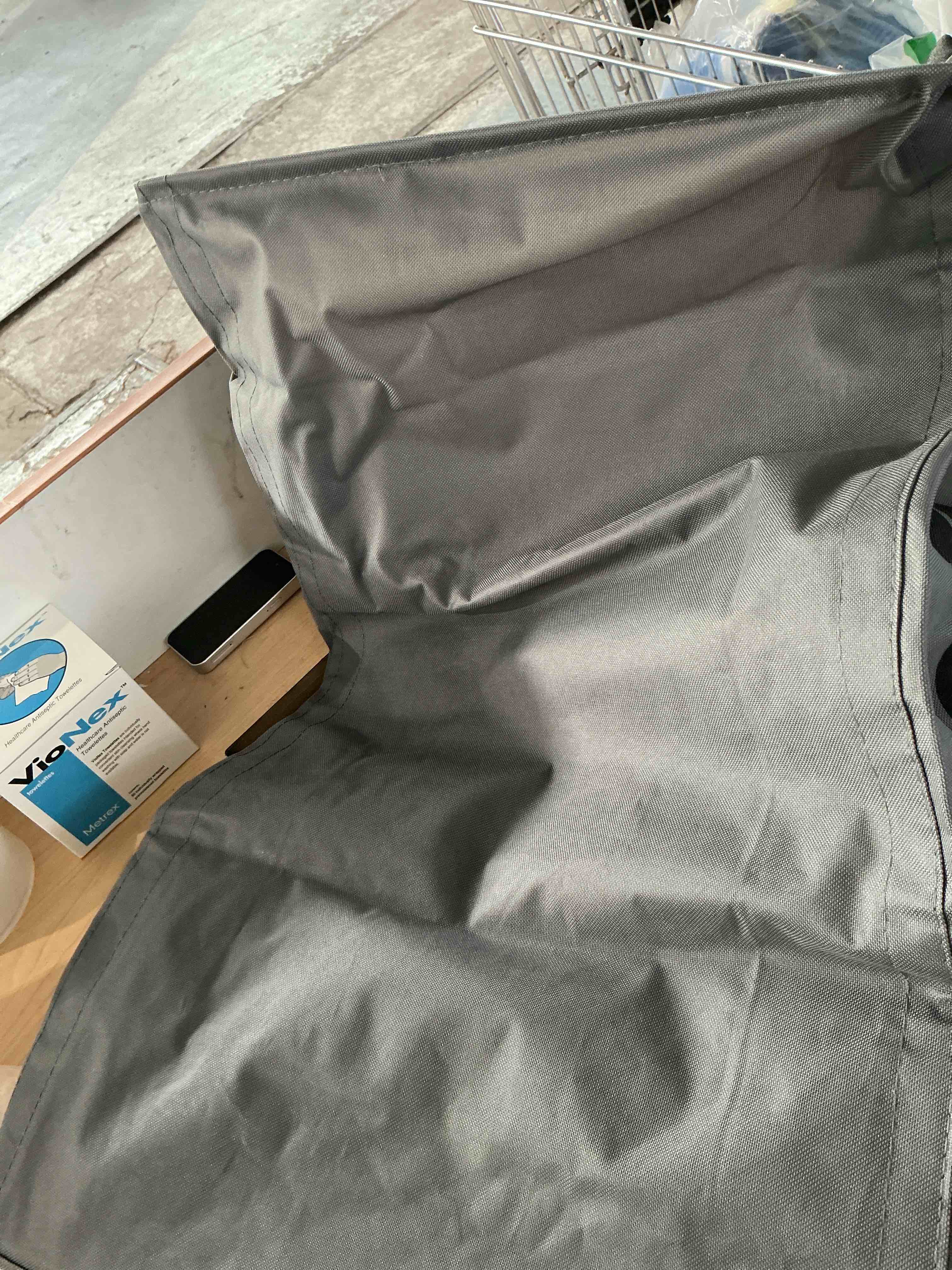 Condition photo showing New/Like New for dokehom 29" enlarged slim rolling laundry basket hamper on wheels, black