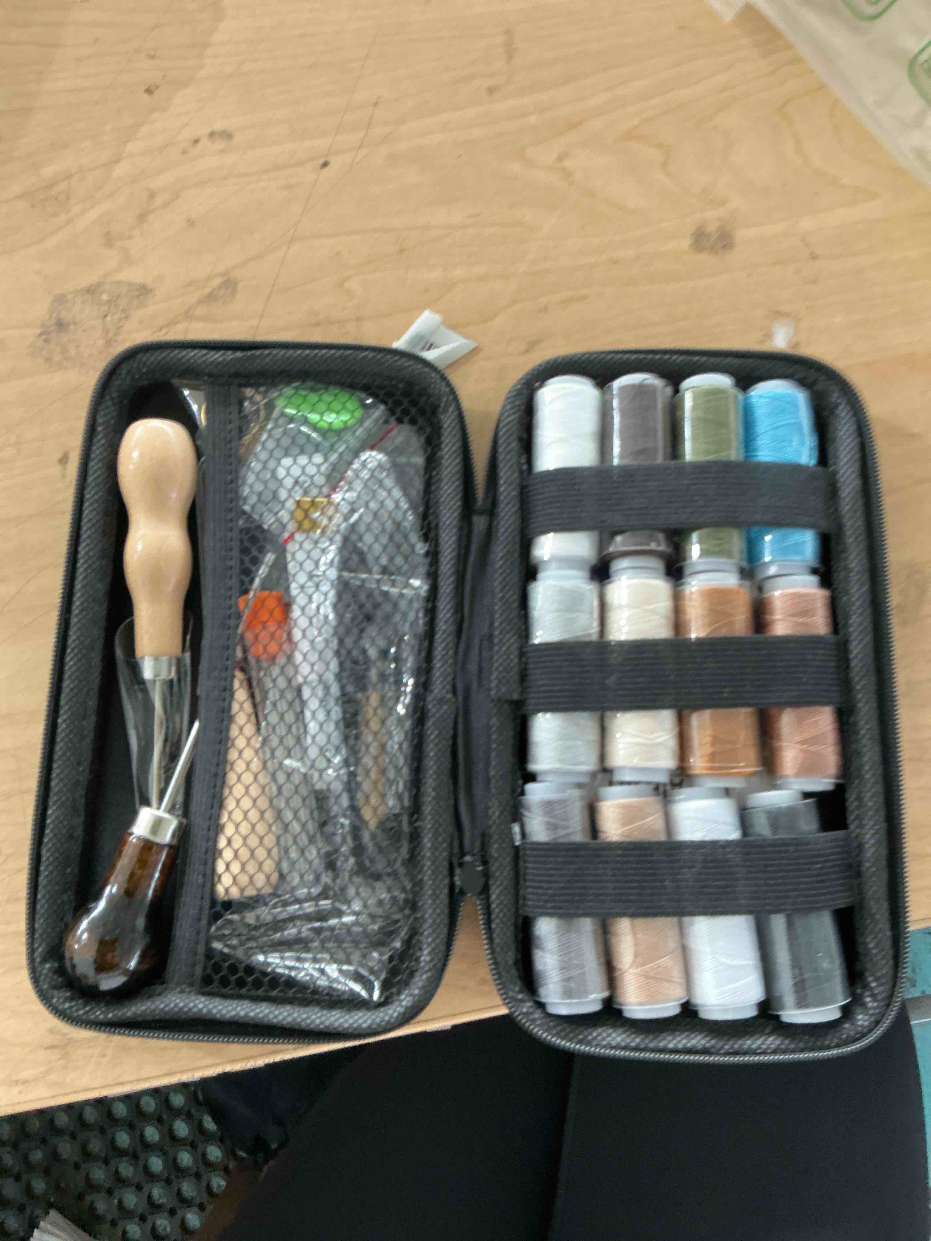 Condition photo showing New/Like New for tlkkue sewing kit for adults, steel needles for hand sewing