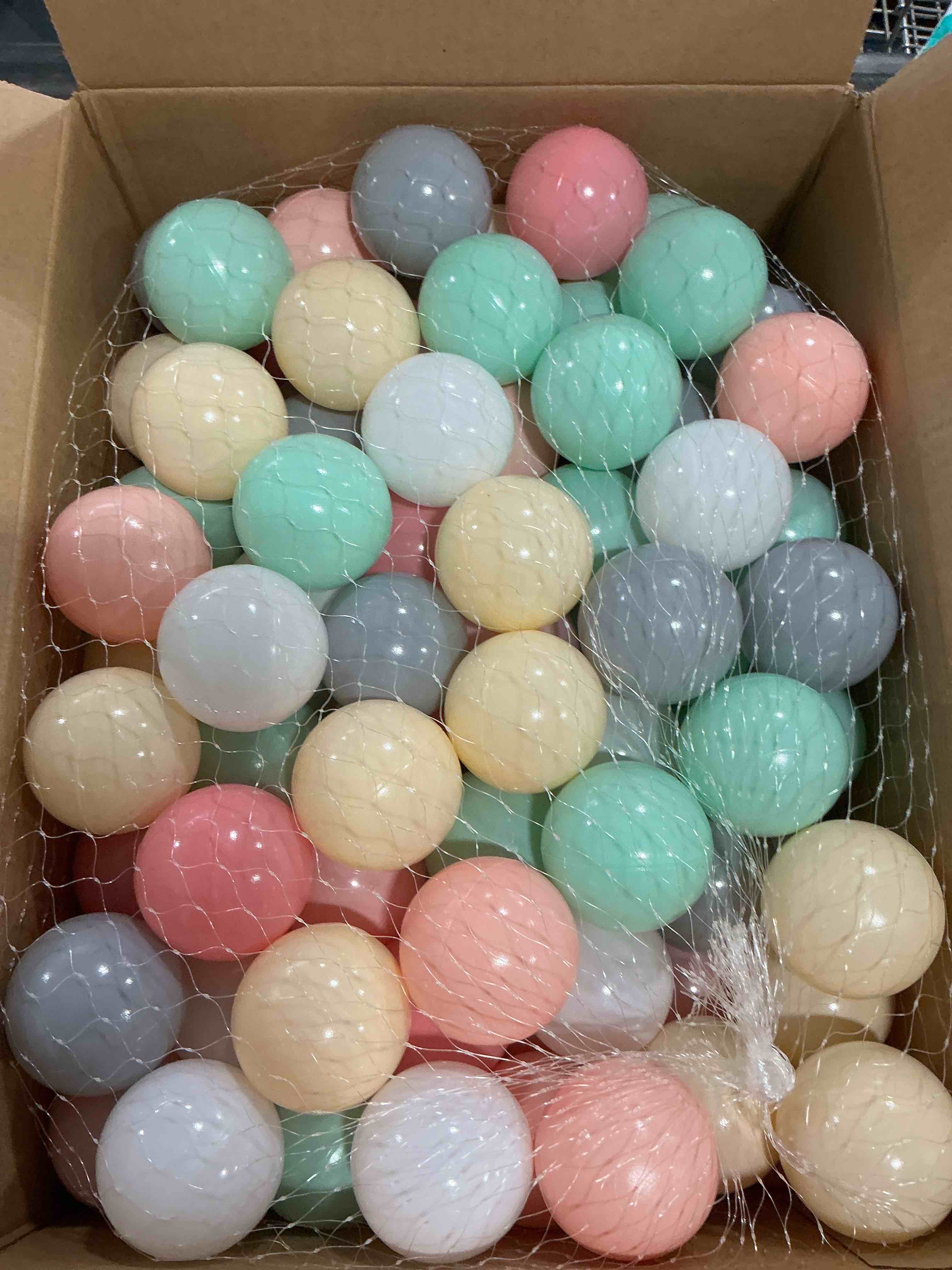 Condition photo showing Good Condition for GOGOSO 100 Pit Balls Plastic Balls for Baby Toddlers GirlsToddlers for Playhouse, Baby Pool, Play Ball Fun Centers, for Babies, Kids, Toddlers 1-3, Phthalate Free BPA Free 100pcs mix color 100 balls