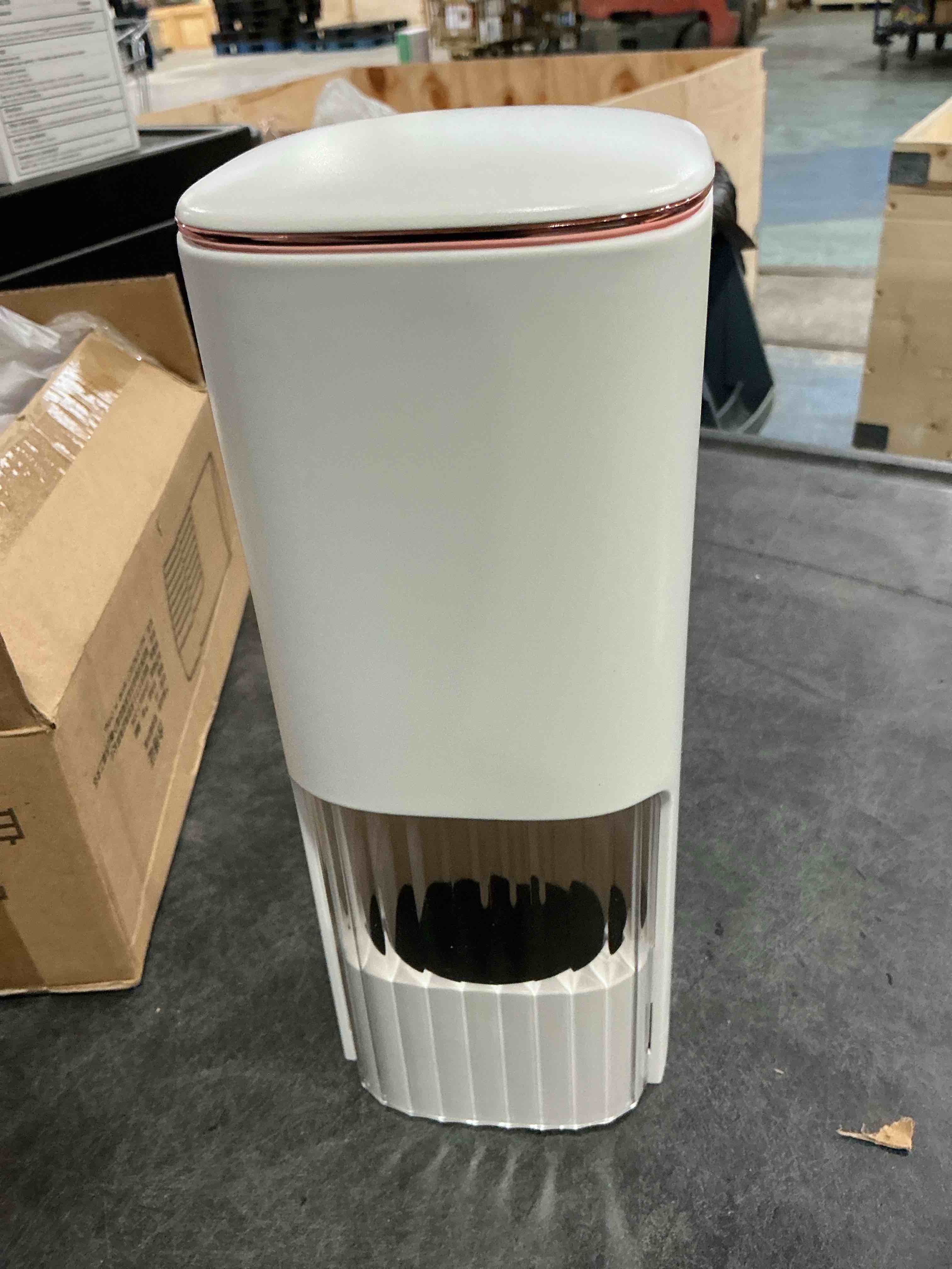 Condition photo showing Good Condition for HAN SHENG Cup Dispenser, Holds 40 Cups, for 5-7.3cm Mouth Diameter Cups Only, Wall Mount Paper Cup Holder with Dust Cover for Bathroom, Kitchen, Office (White) White Single