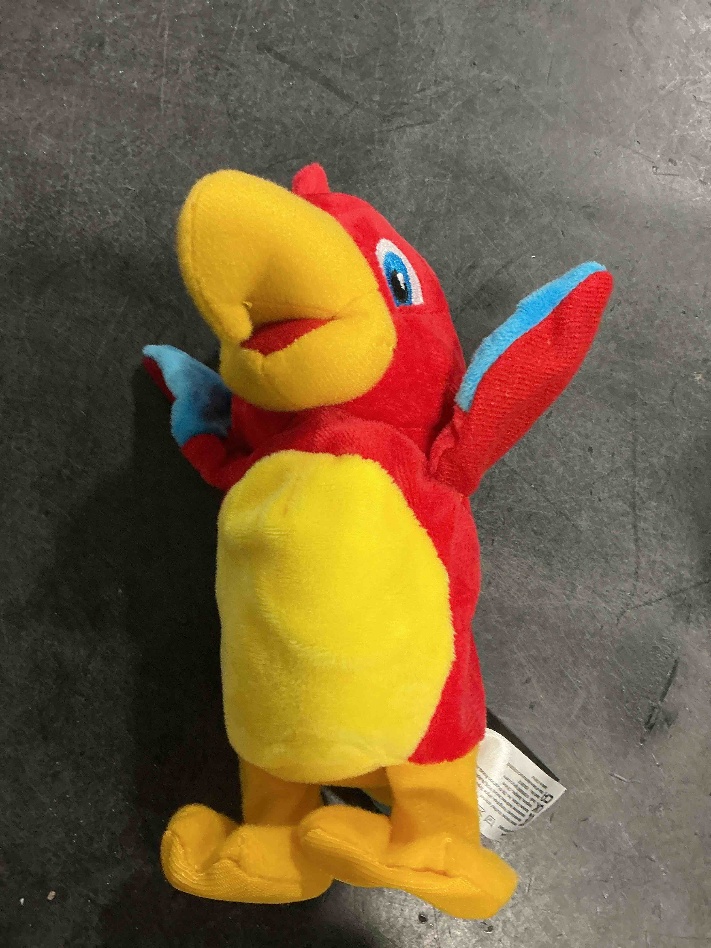 Condition photo showing Good Condition for not turning on,,Hopearl Talking Parrot Repeats What You Say Walking Electric Interactive Animated Toy Speaking Plush Buddy Birthday Festival for Toddlers Birthday, 8'' Parrot 01