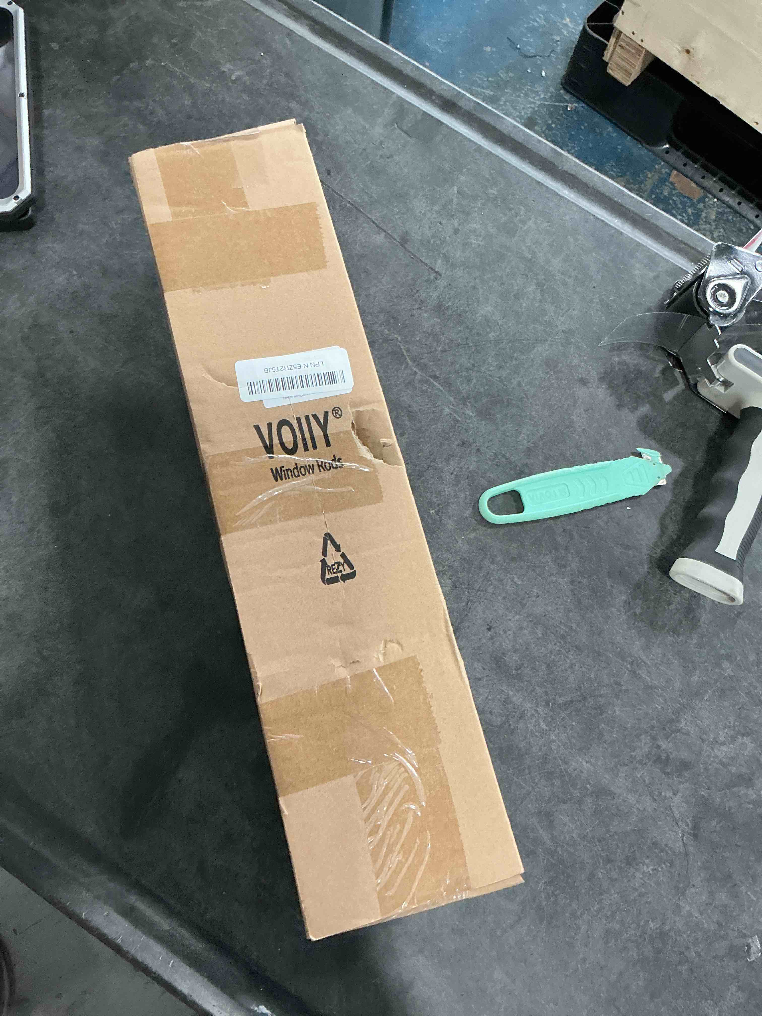 Condition photo showing New/Like New for Curtain Rods for Windows 66 to 120 Inch(5.5-10 Feet),Black 1'' Diameter Drapery Rods with End Cap Style Design,Modern Adjustable Heavy Duty Curtain Rod,Size:36''-120''