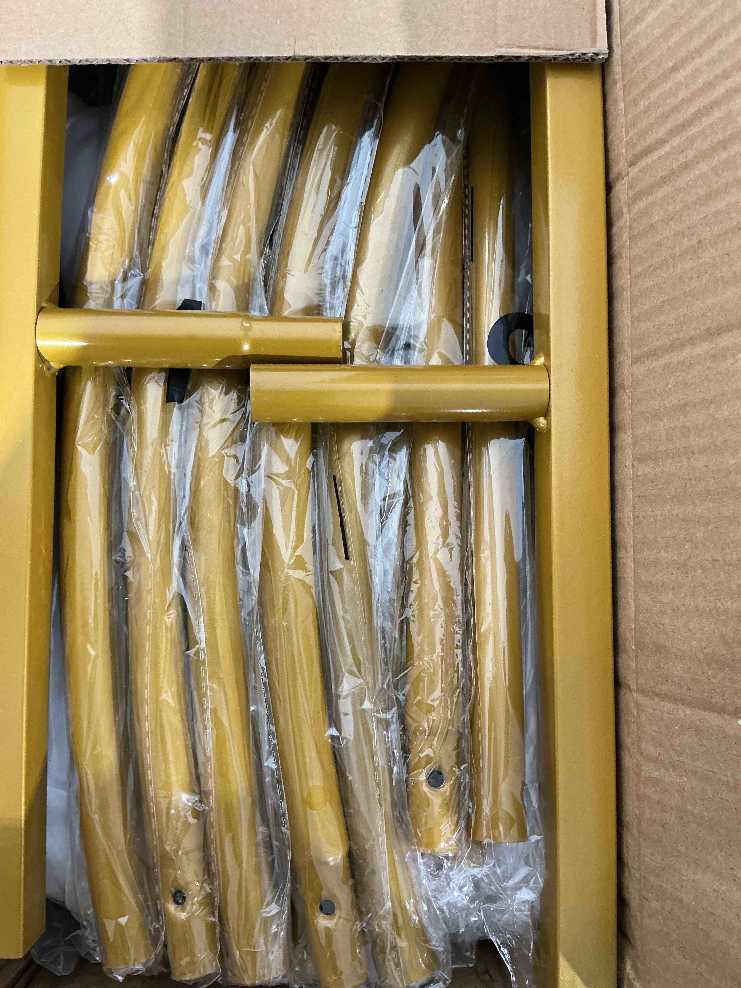 Condition photo showing Good Condition for Wokceer Round Backdrop Stand 7.2FT Circle Balloon Arch Frame Circle Backdrop Stand Gold Round Arch for Wedding Birthday Party Bridal Shower Anniversary Event Ceremony Decoration 7.2 ft Gold