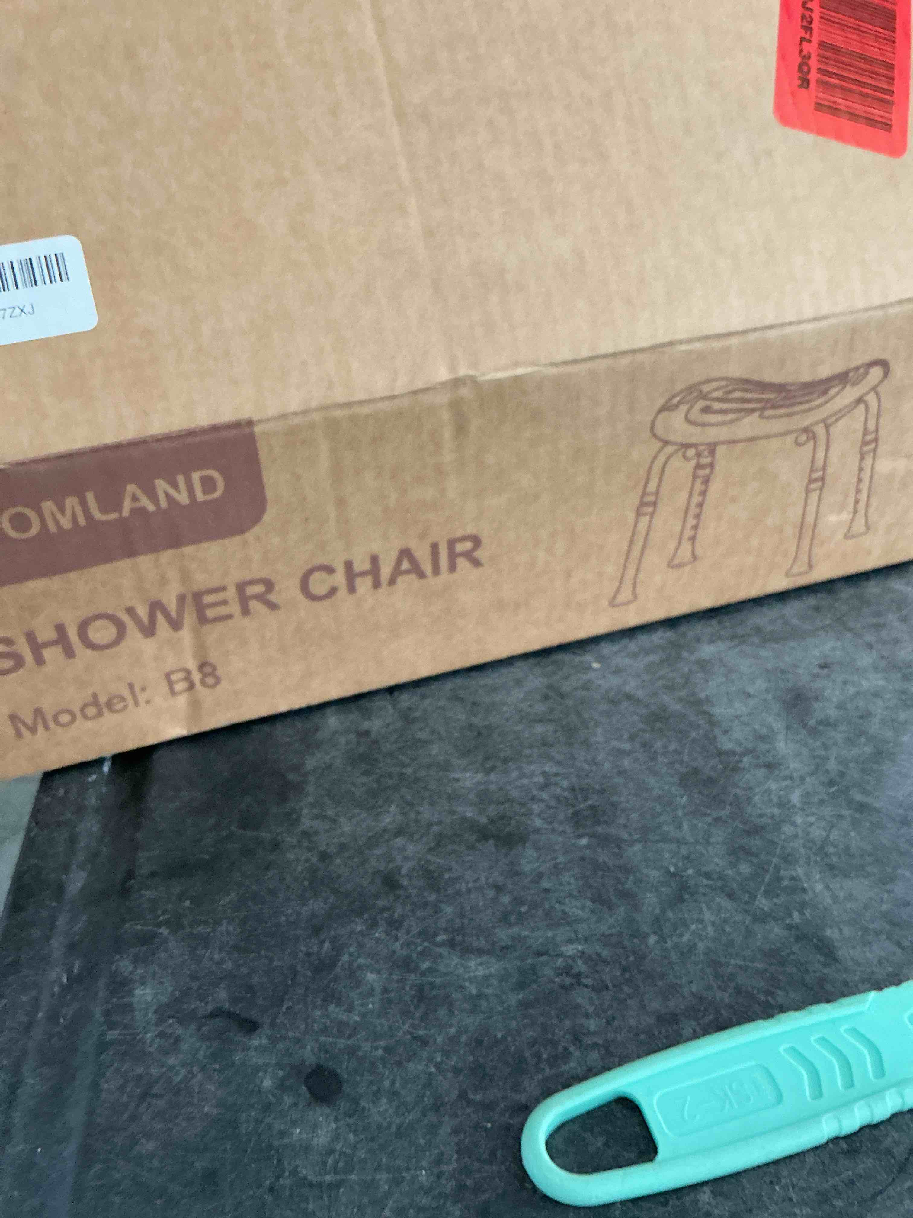 Shower Chair for Inside Shower, Adjustable Shower Stool with Strong Non-Slip Feet, 350 lbs Shower Seat for Inside Tub, Bench Bath Chair for Elderly and Disabled, Grey