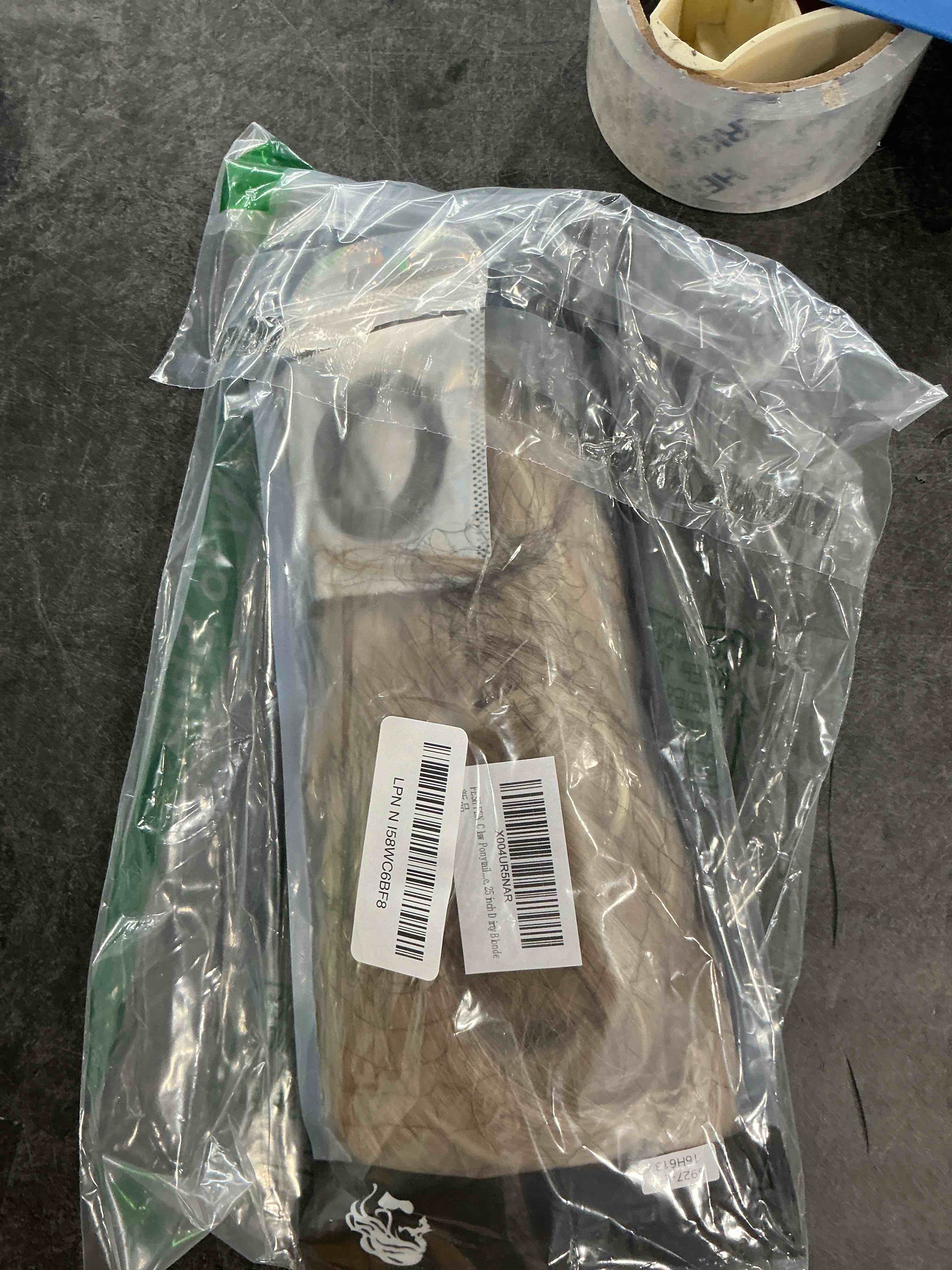 Condition photo showing New/Like New for FESHFEN Claw Ponytail Extensions - Long Straight Ponytails for Women Hairpieces Synthetic Hair Pony Tails Extension Clip in Hairpiece, 25 inch Dirty Blonde