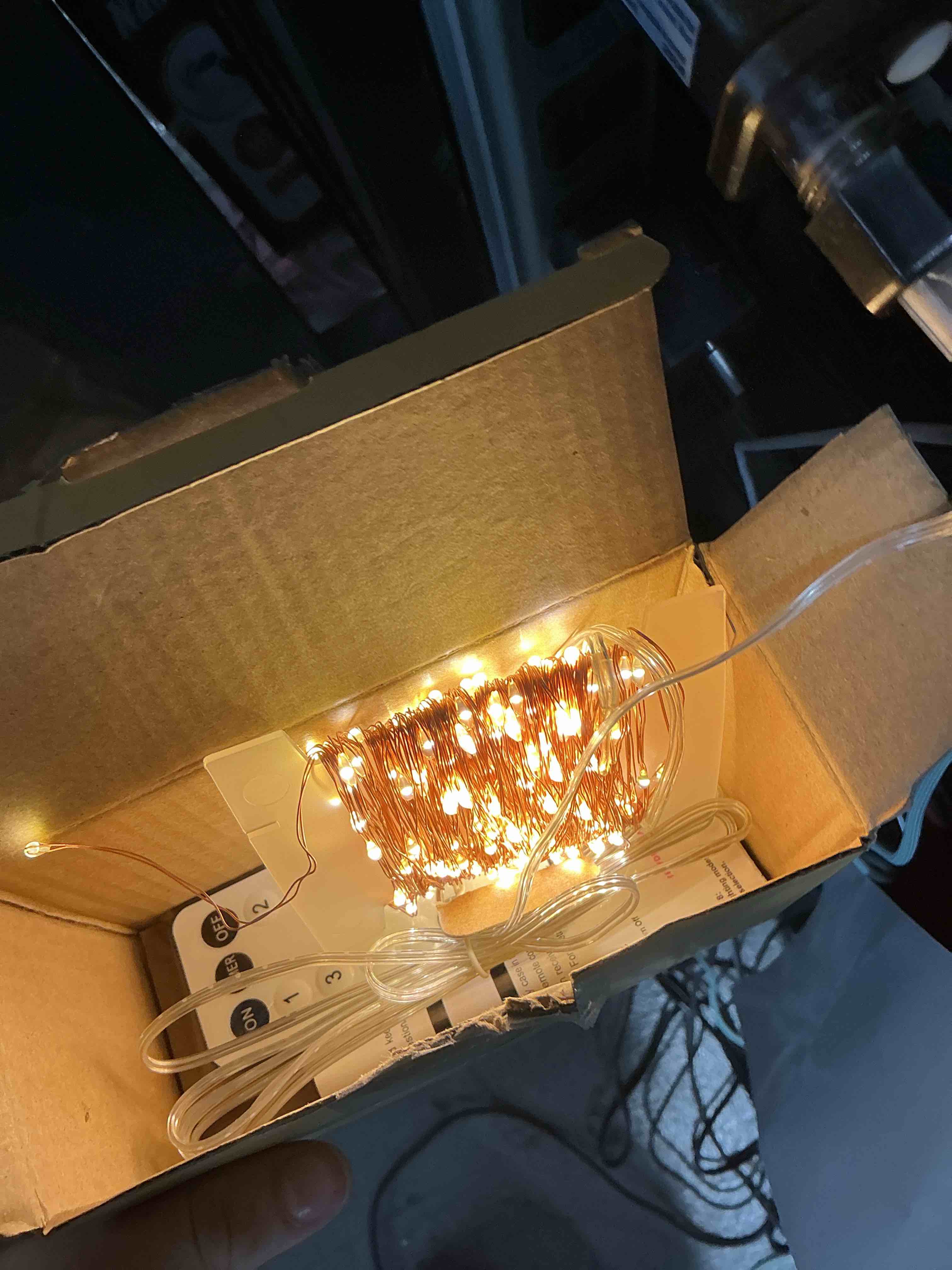 Condition photo showing Good Condition for 66Ft 200LED Fairy Lights Plug in with Remote, Waterproof String Lights Outdoor & Indoor 8 Modes with Timer, LED Twinkle Lights for Girl's Room Garden Patio Halloween Christmas Decorations (Warm White) Warm White 1 Pack(200LED With Remote)