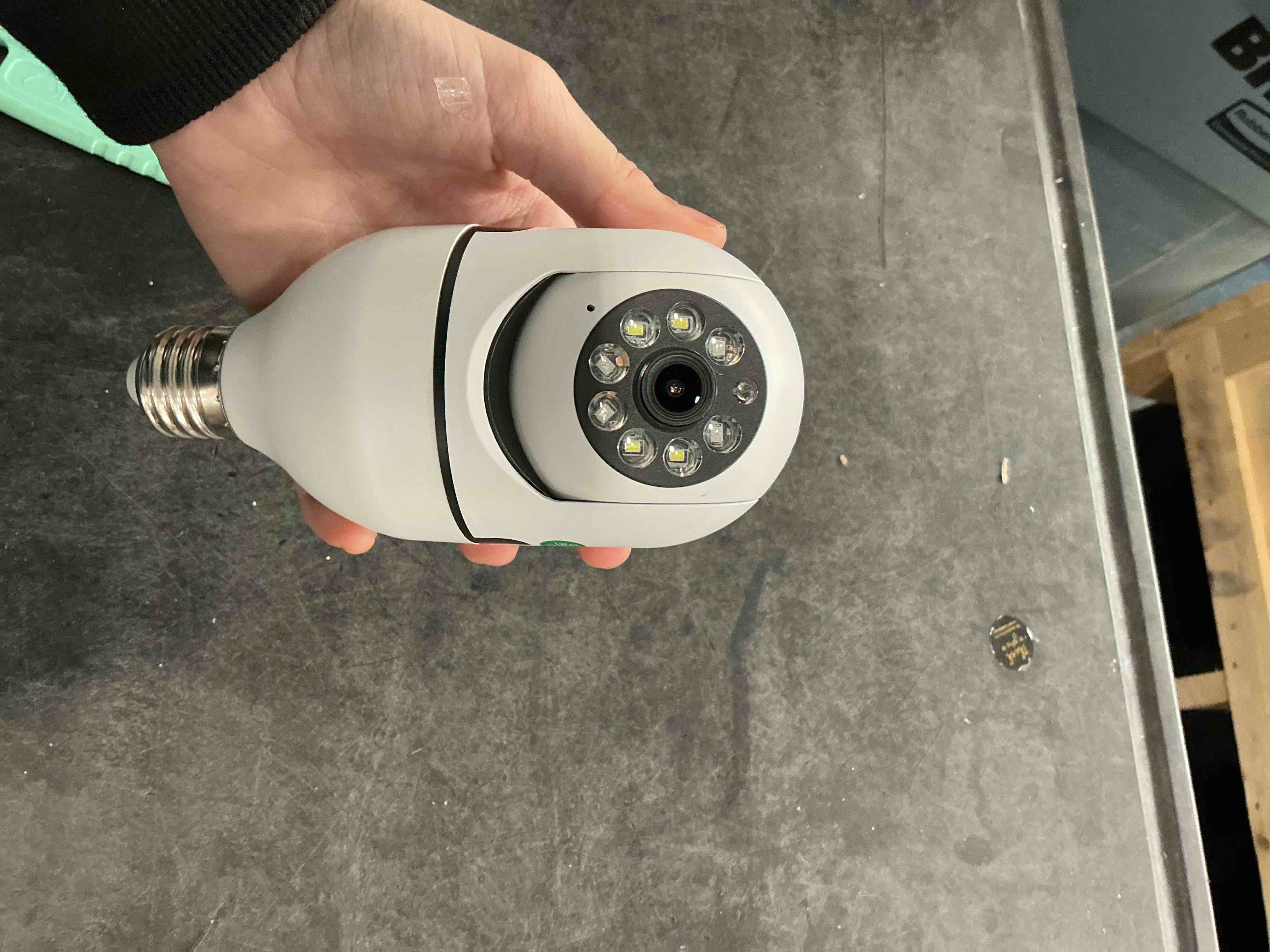 Condition photo showing Good Condition for Light Bulb Security Camera Wireless Outdoor Indoor 2.4G WiFi Security Cameras for Home Security 360° PTZ Camera Motion Detection and Alarm Two-Way Audio Based E27 Light Bulb Socket 2pack