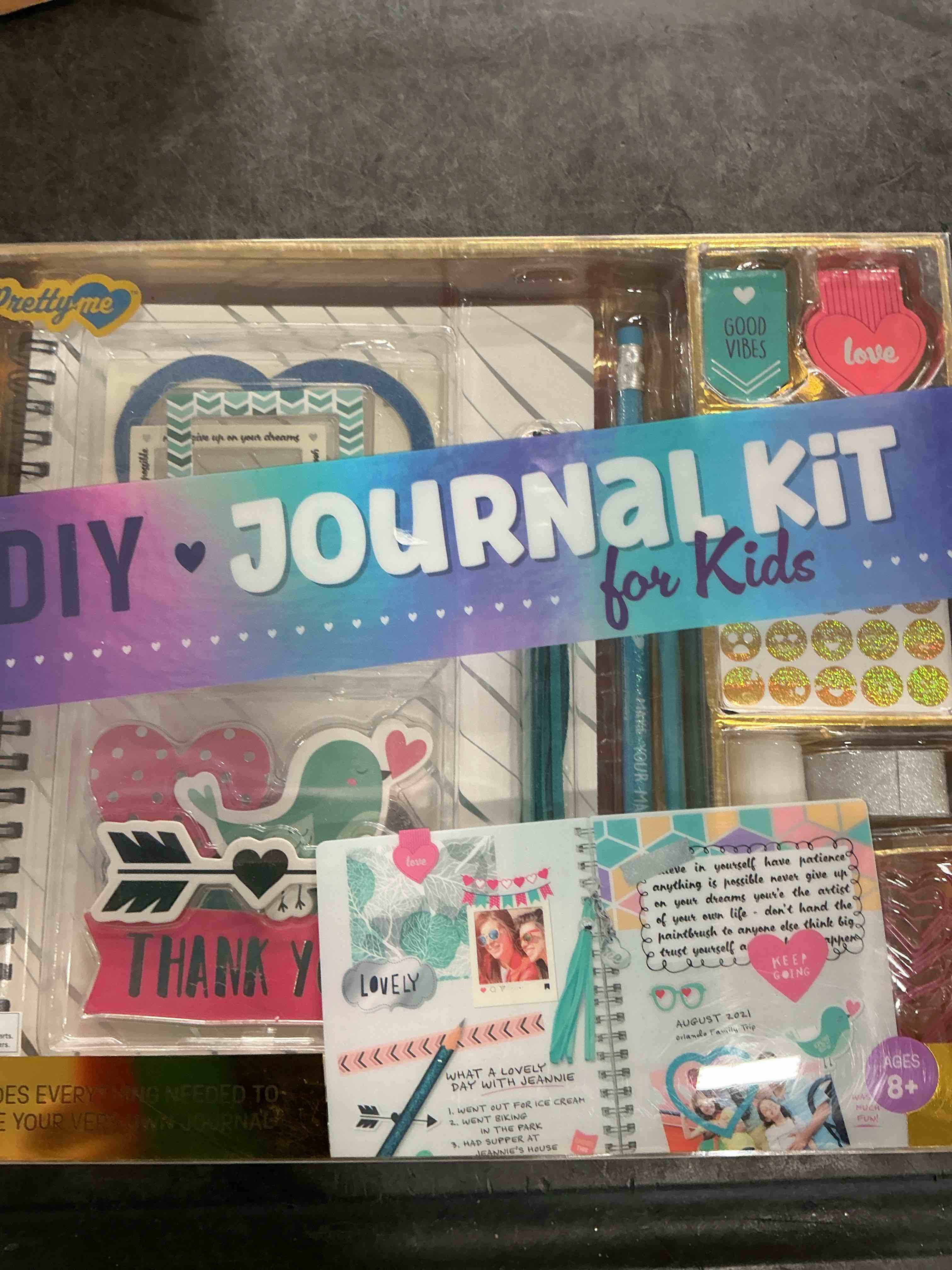 Condition photo showing Good Condition for Pretty Me DIY Journal Kit for Girls - Gift for 8-14 Year Old Girl - Cool Birthday Gifts Ideas for Teens - Fun, Cute Art & Crafts Kits for Tween Teenage Kids- Scrapbook & Diary Supplies Toy Set