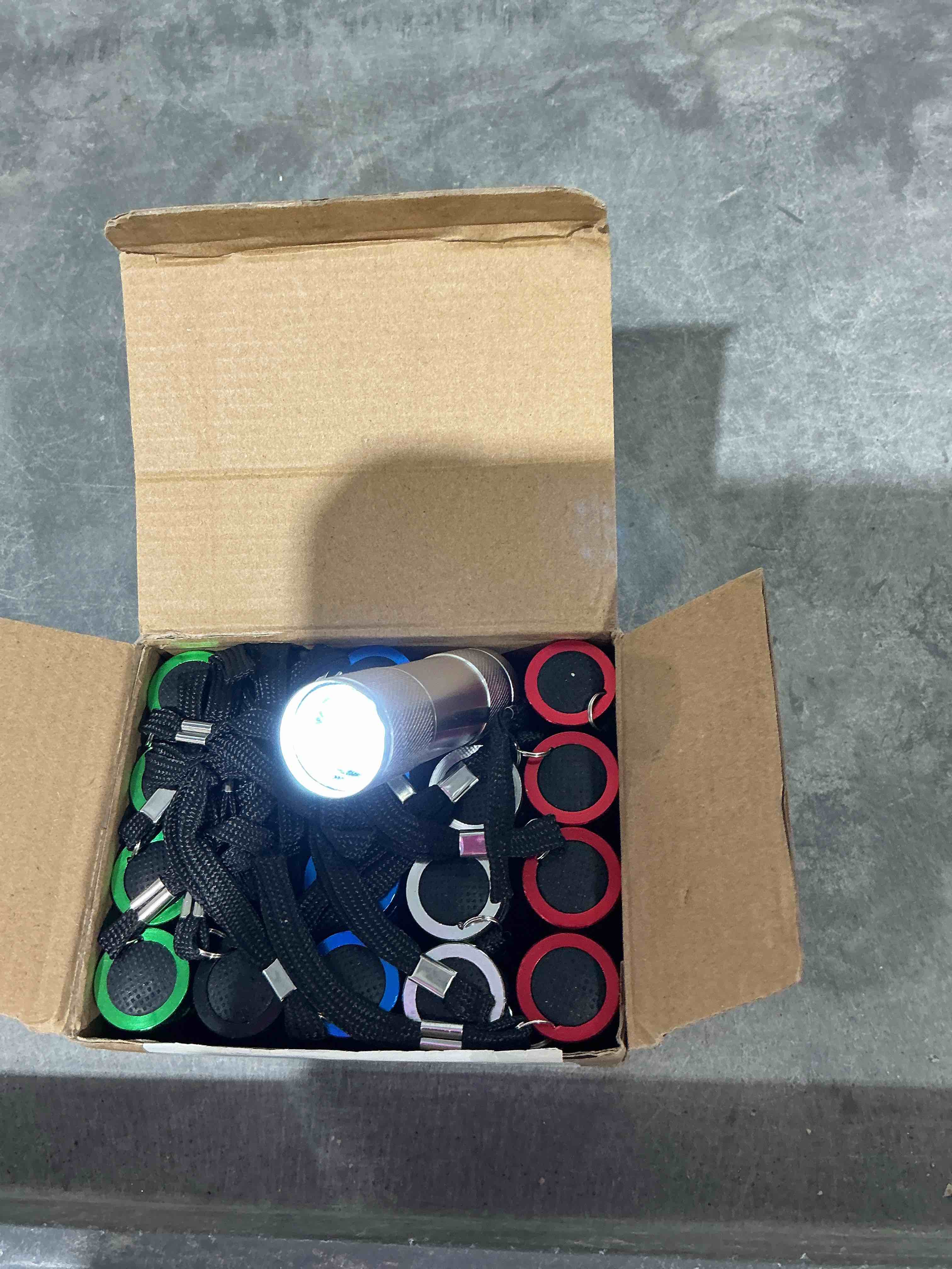 FASTPRO 20-Pack Aluminum 6-LED Flashlights Set with Lanyard and AAA Batteries Included and Pre-Installed