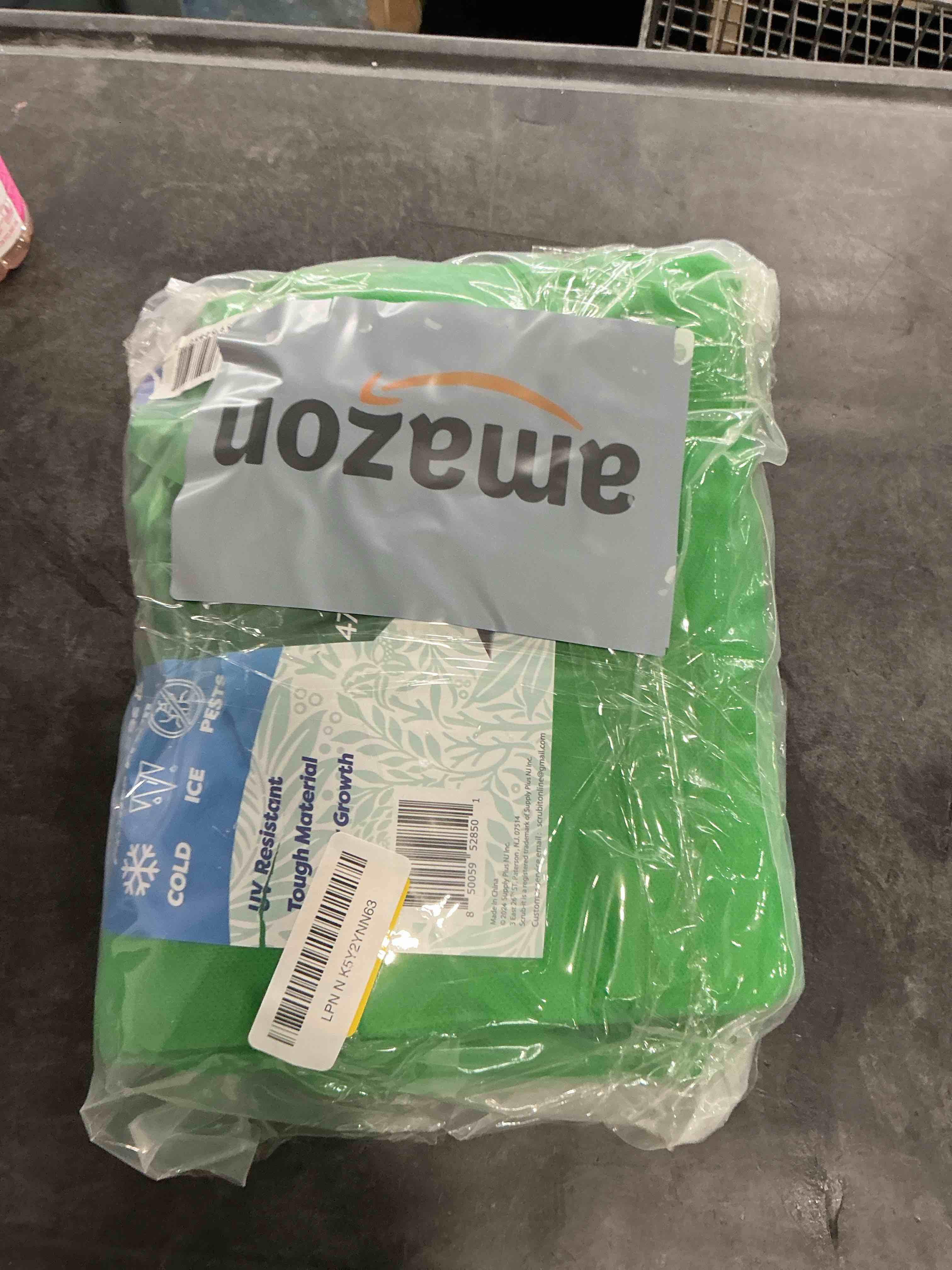 Condition photo showing Good Condition for 4-Pack Plant Covers Freeze Protection, Frost Covers with Zipper Drawstring, Plant Protectors from Animals, Outdoor Winter Frost Cold Weather Shrubs Trees Jacket Covers (31.5" x 47.3",Green)