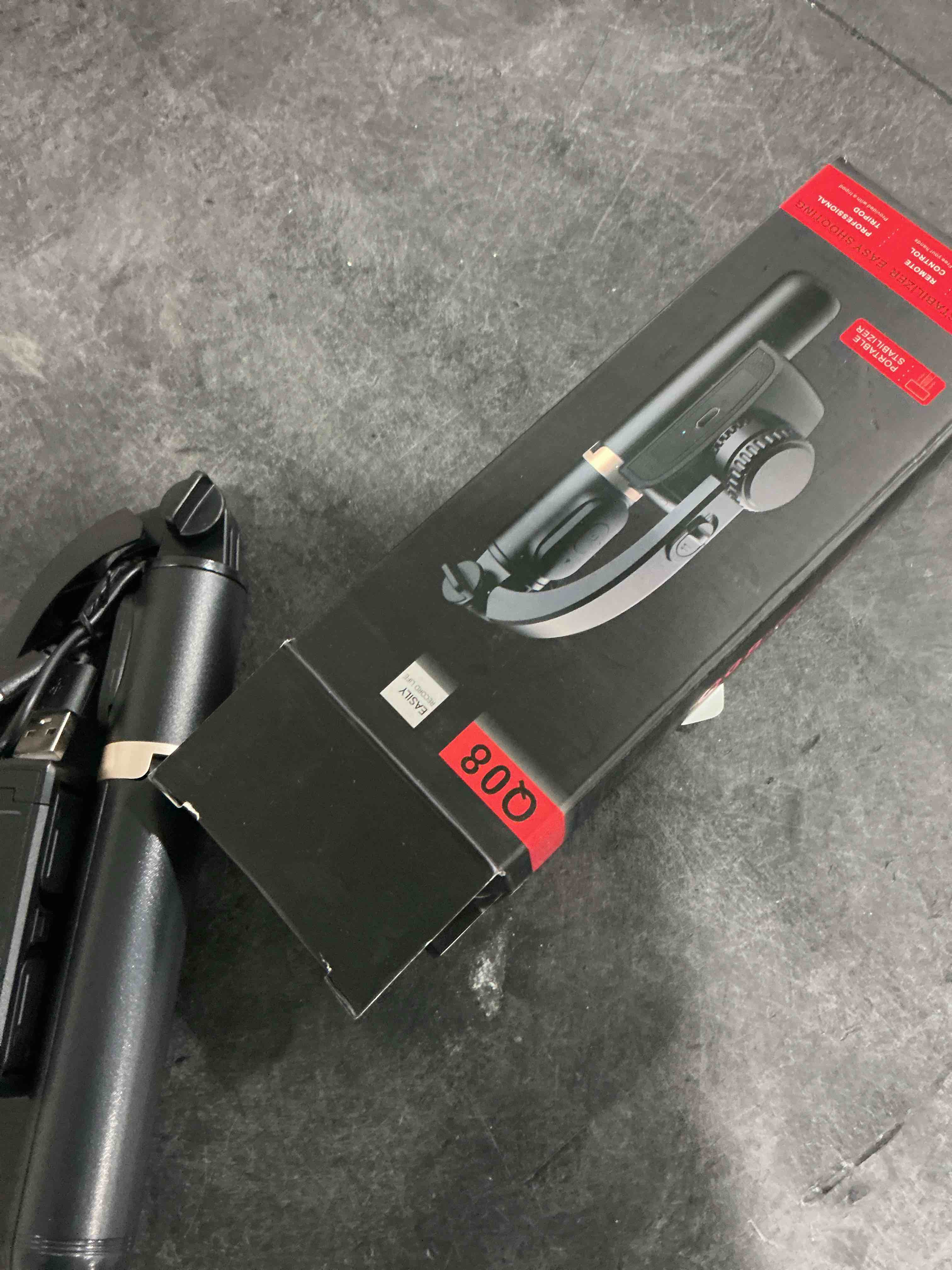 Condition photo showing Good Condition for Smartphone Gimbal Stabilizer, 1-Axis Auto Balance & 360° Rotation, Extendable Aluminum Selfie Stick Tripod with Remote Control for iPhone & Android,Travel, Vlogging, TikTok, YouTube