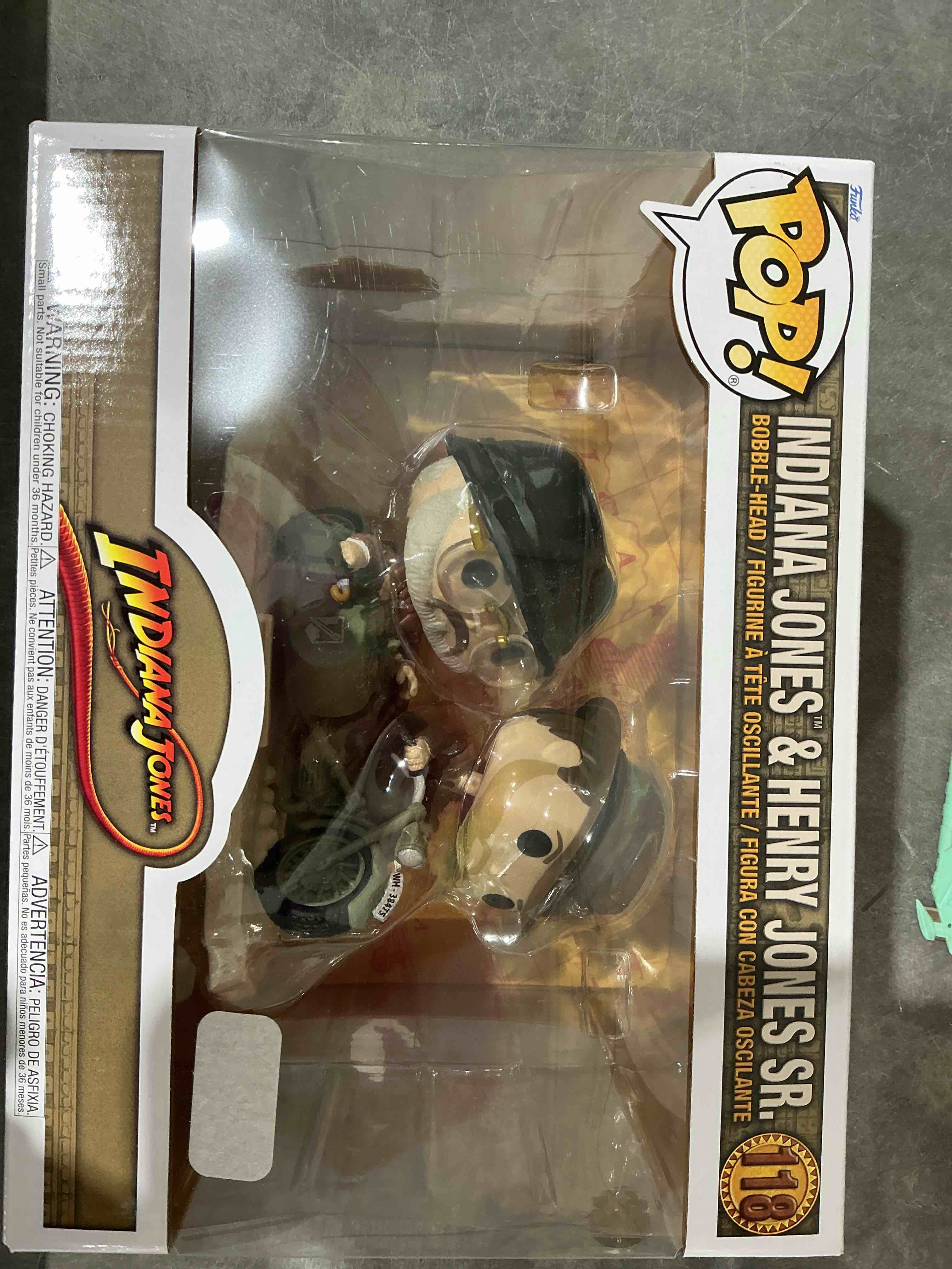 Funko POP! Ride Super Deluxe: Indiana Jones and The Last Crusade - Indiana Jones - Indiana Jones & Henry Jones Sr - Collectable Vinyl Figure - Gift Idea - Official Merchandise - for Kids & Adults