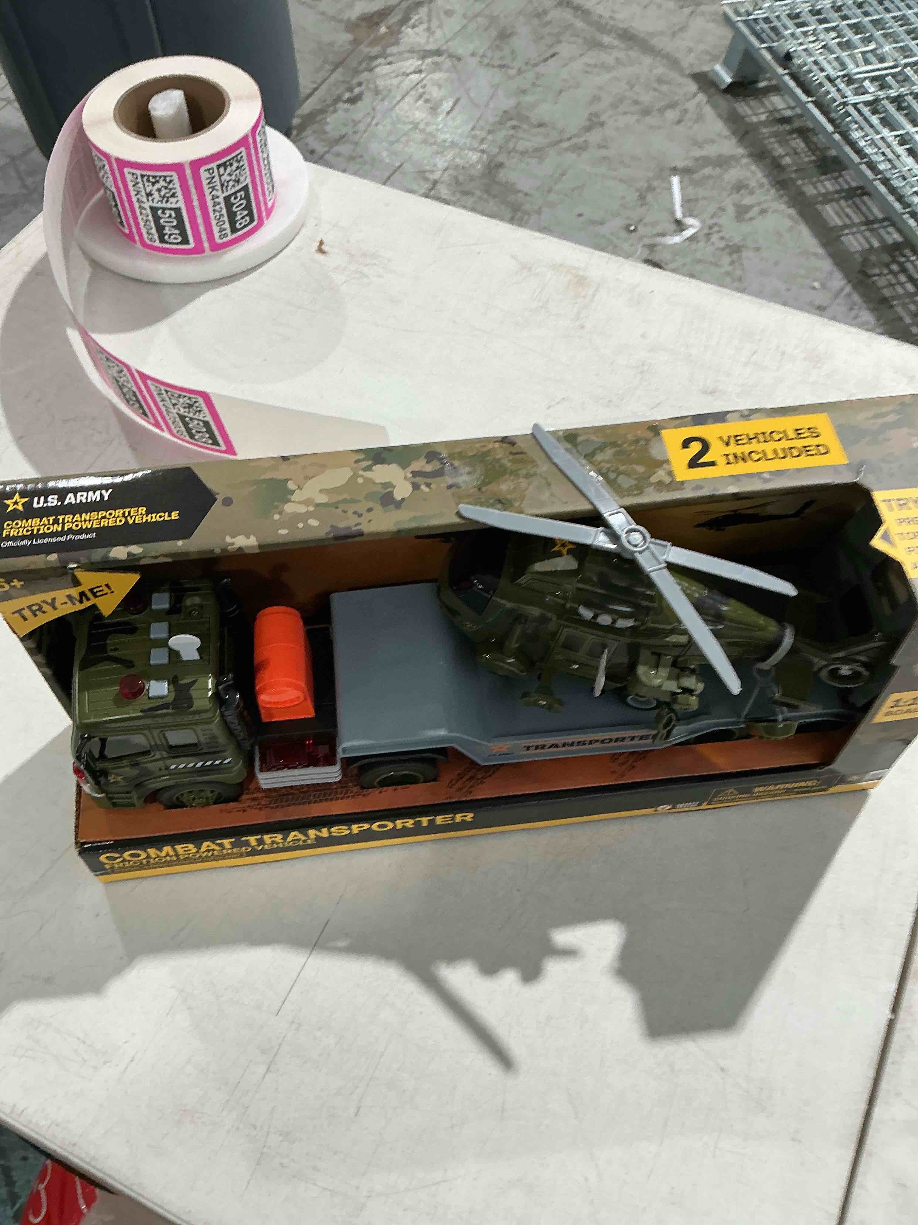 US Army combat transporter friction powered vehicle 6 years plus