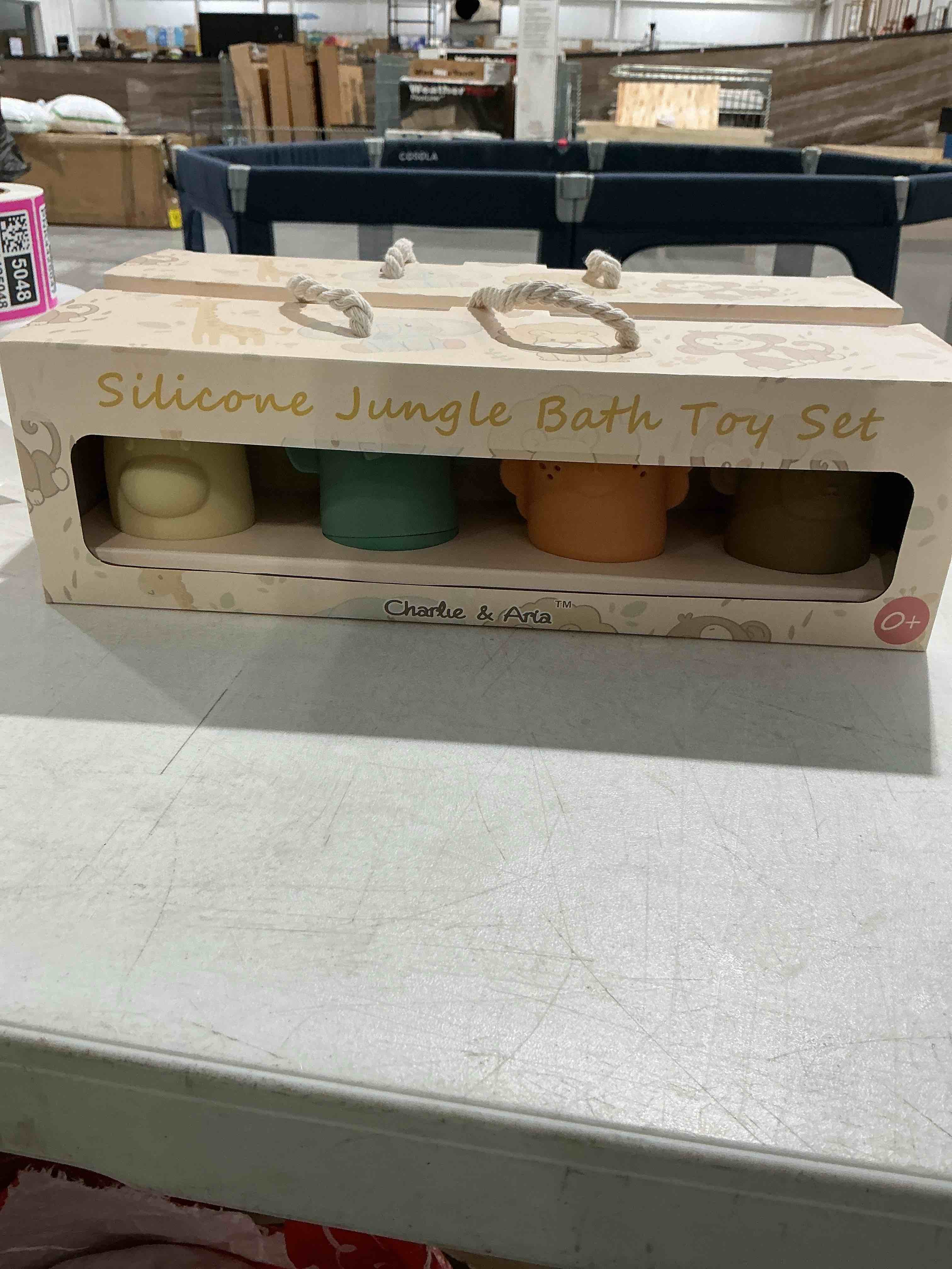 Charlie and aria silicone jungle bath toy set 0+ 