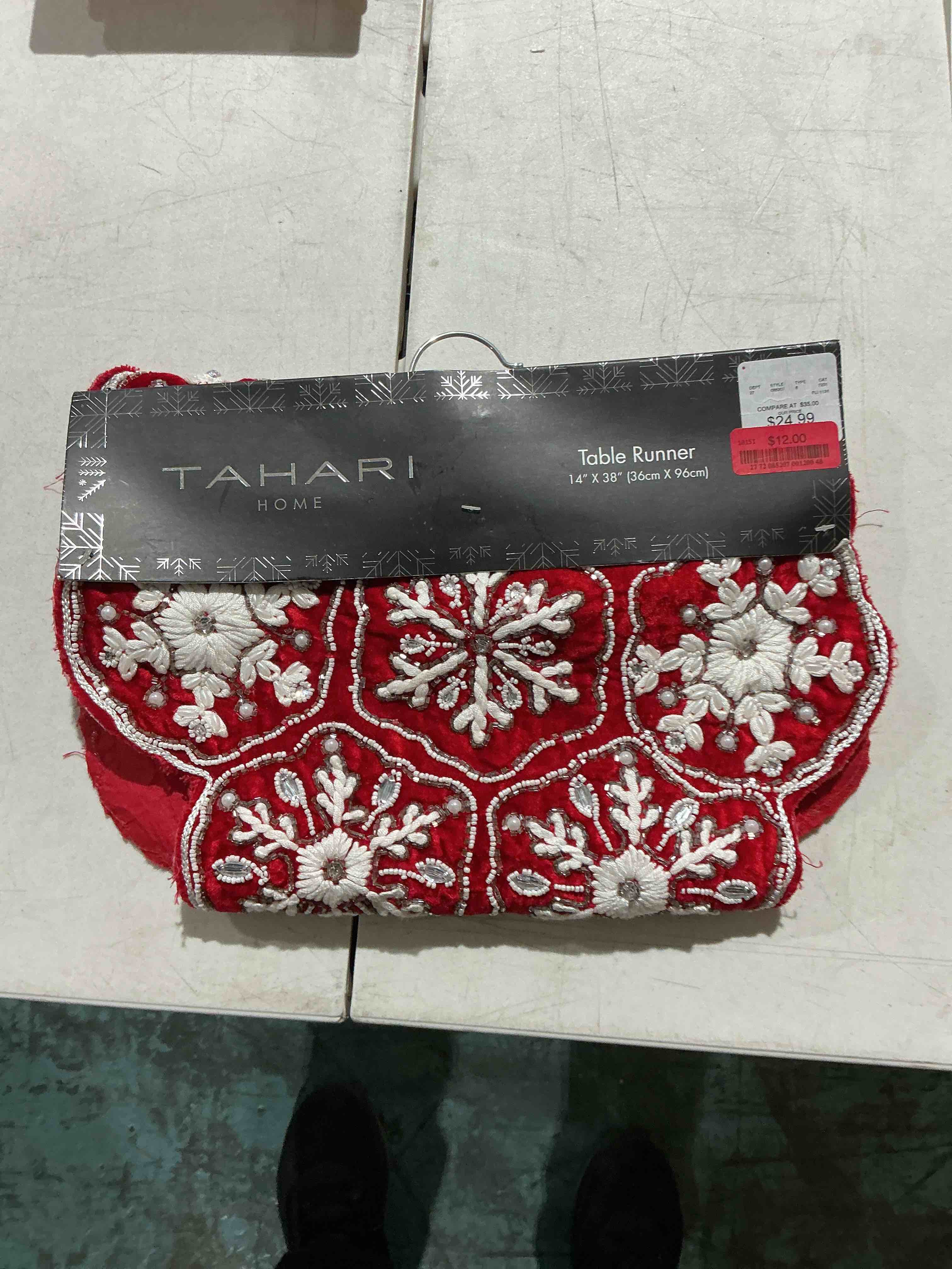 Tahari home table runner