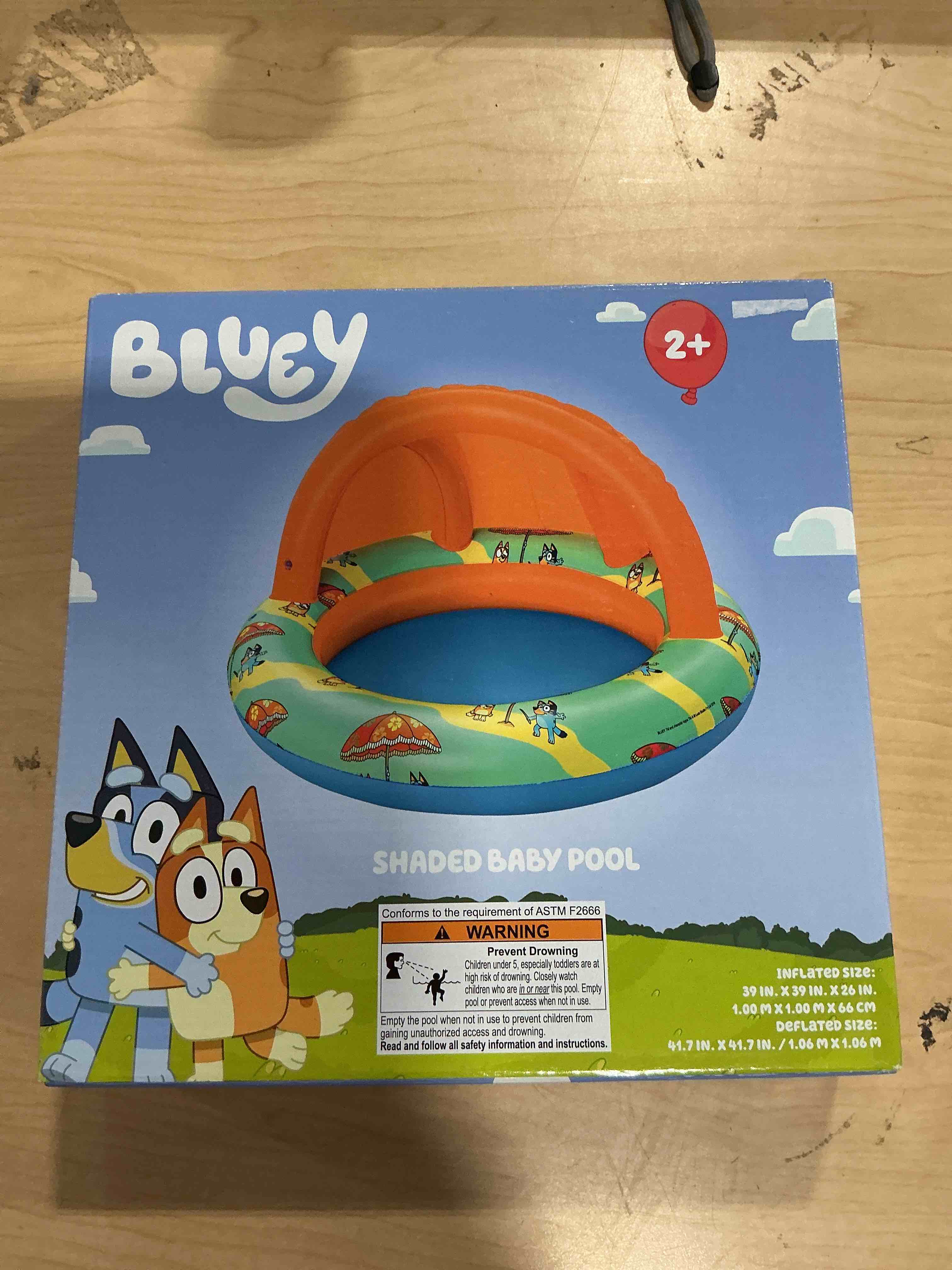 Condition photo showing New/Like New for bluey shaded baby pool